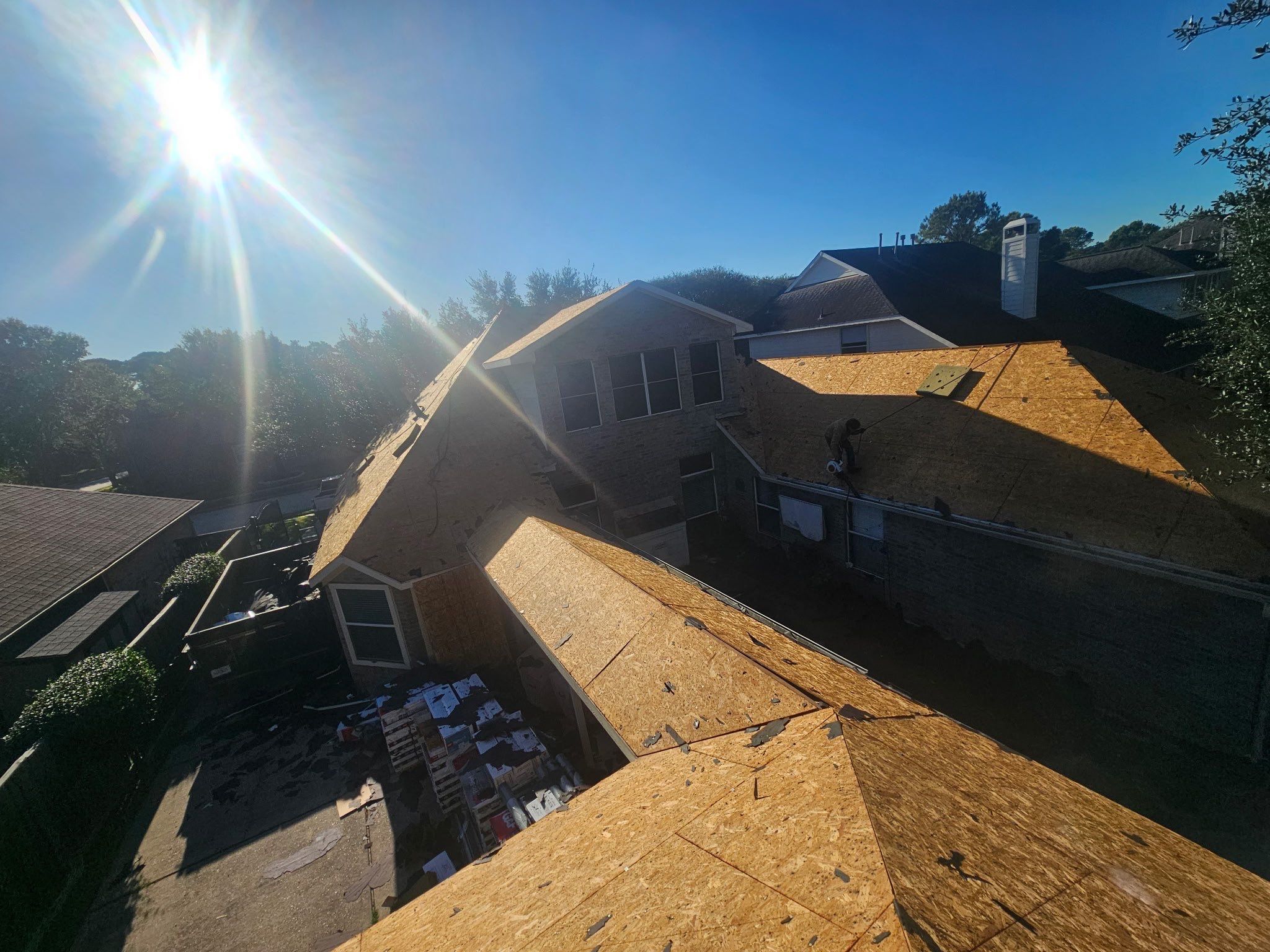 Residential Roof Replacement using GAF - NATURAL SHADOW - WEATHERED WOOD by Elite Roofing LLC