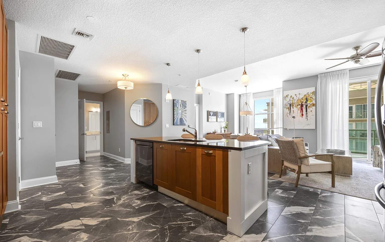 San Marco Condo Interior Painting and Drywall Repairs in Jacksonville FL by A New Leaf Painting, LLC