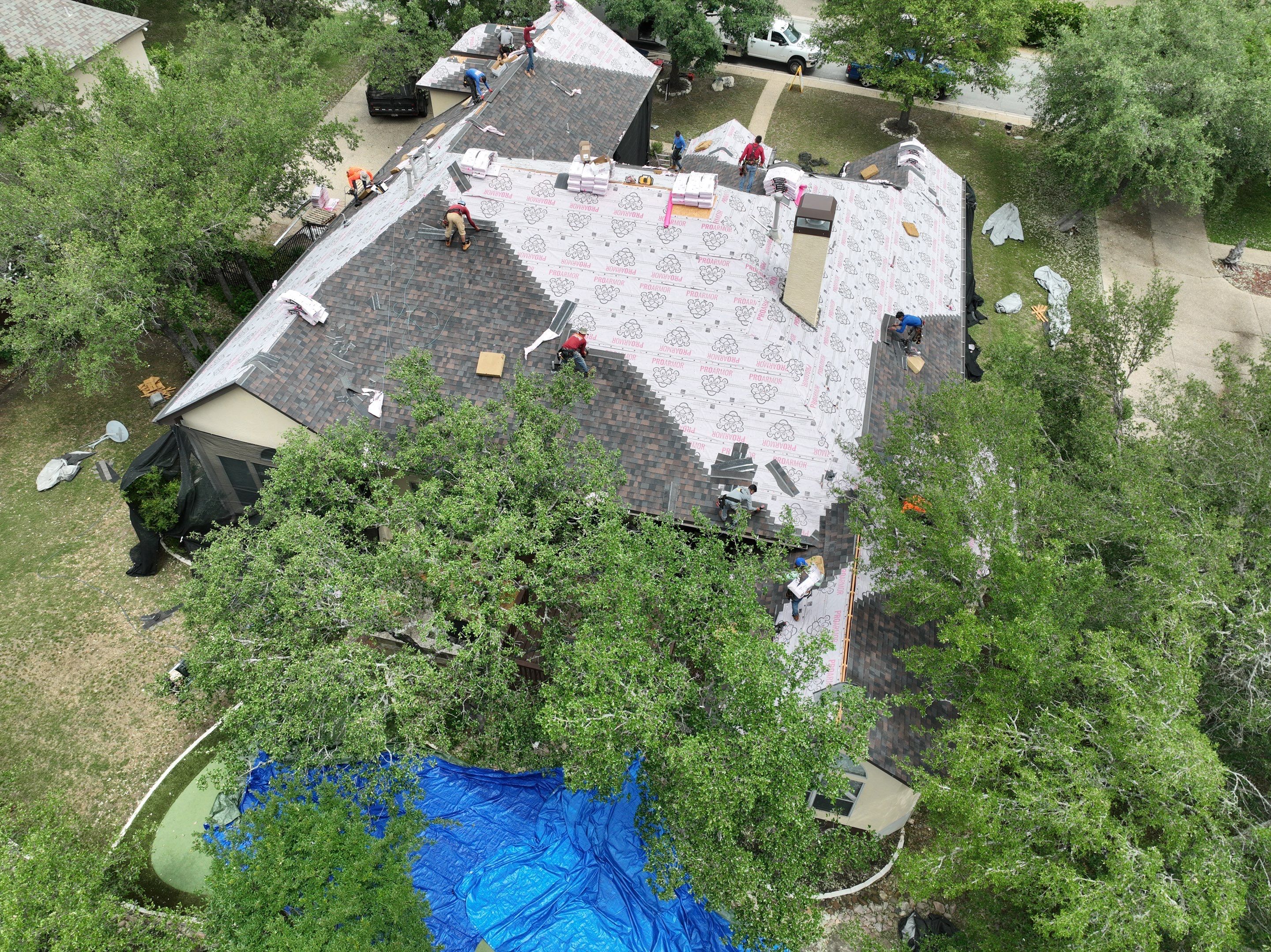 Residential Roof Replacement using Owens Corning Duration Designer 30 Year Laminate Shingle  by Premier Roofing and Contracting