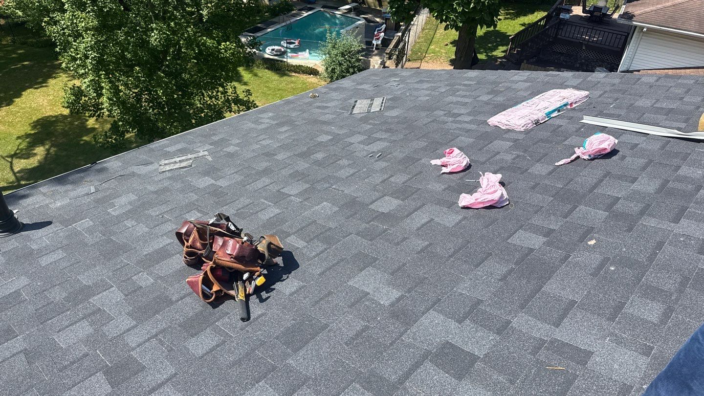 Roof Replacement using Owens Corning Onyx Black by 180 Contractors
