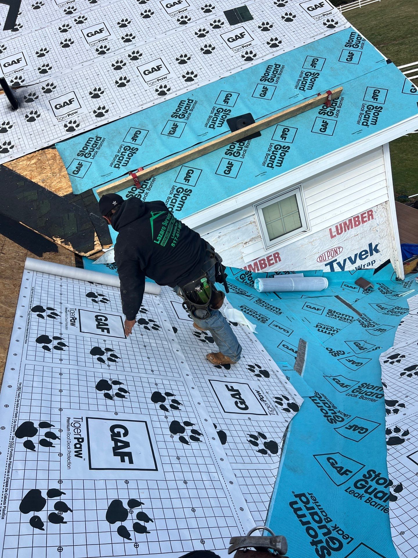 Residential Roofing Replacement with Multiple Skylights in Mason, Michigan by Acme Exteriors