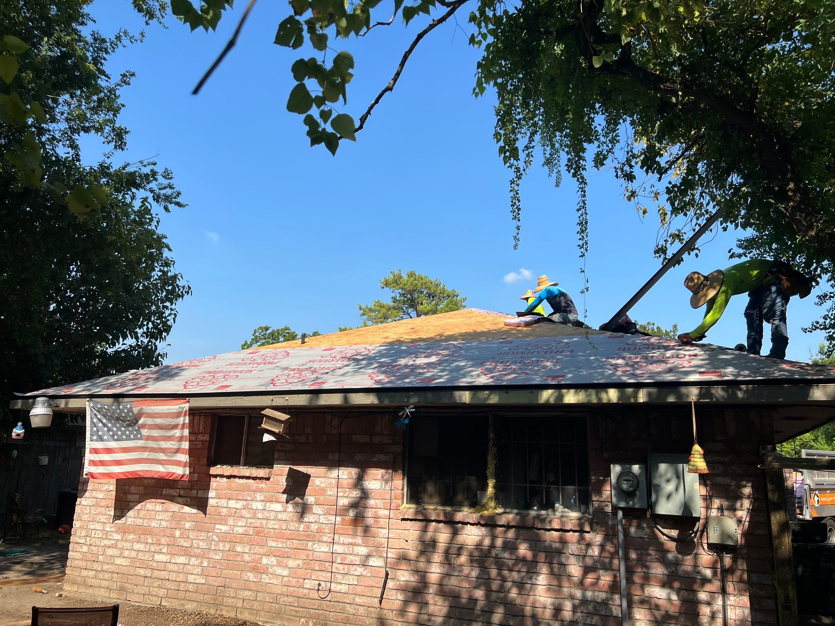 Residential Roofing Installation using Owen's Corning Duration (Lifetime) Shingles by Roof Repair Company