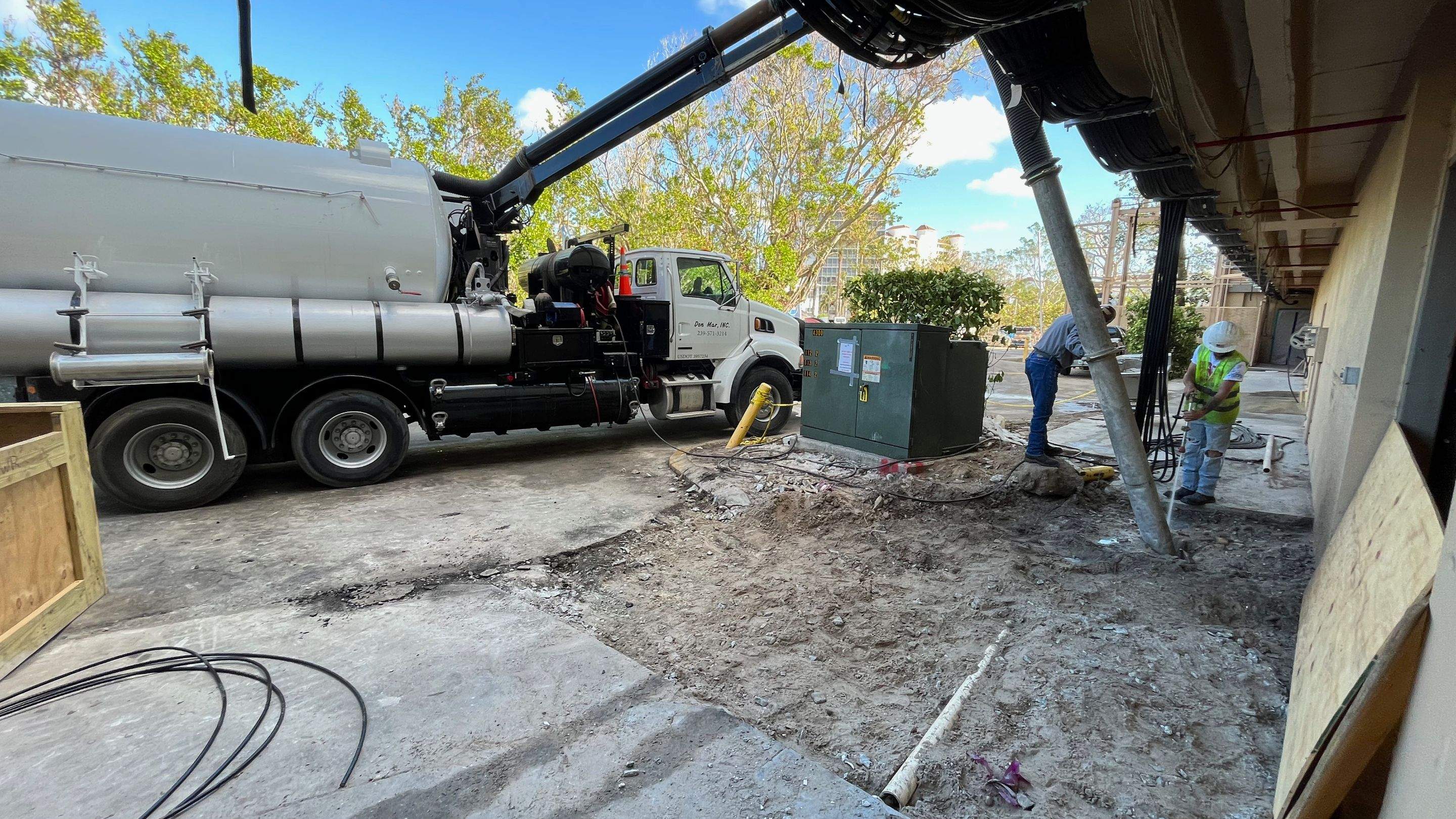 Ritz-Carlton North Service Road Daylighting by Don Mar, Inc. Storm Water Solutions