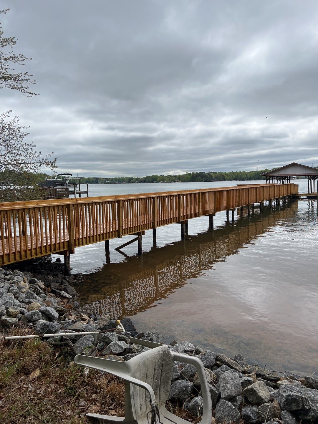 Dock using Wood Sealant by DuraSeal