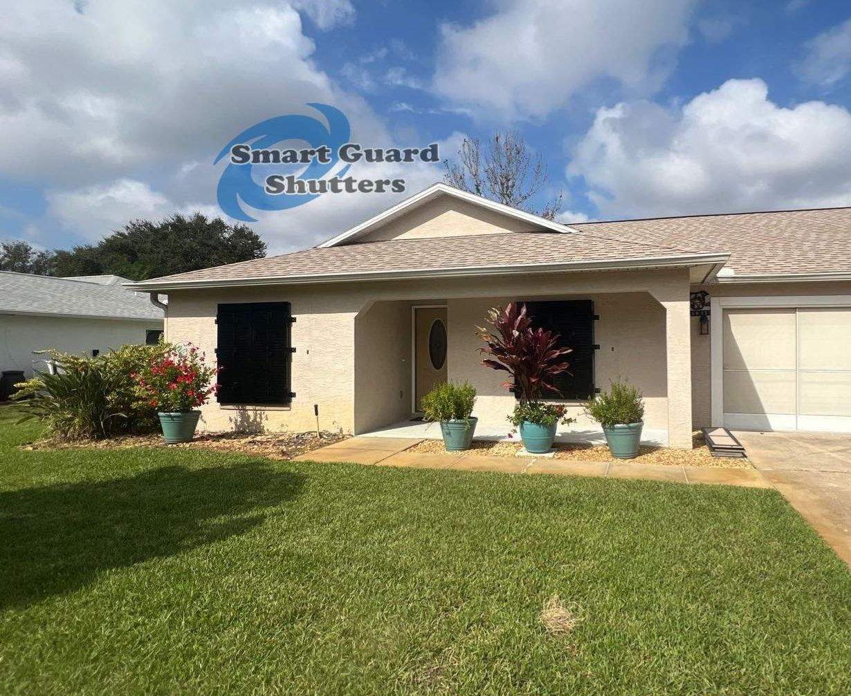 Hurricane Protection in Bronze by Smart Guard Shutters