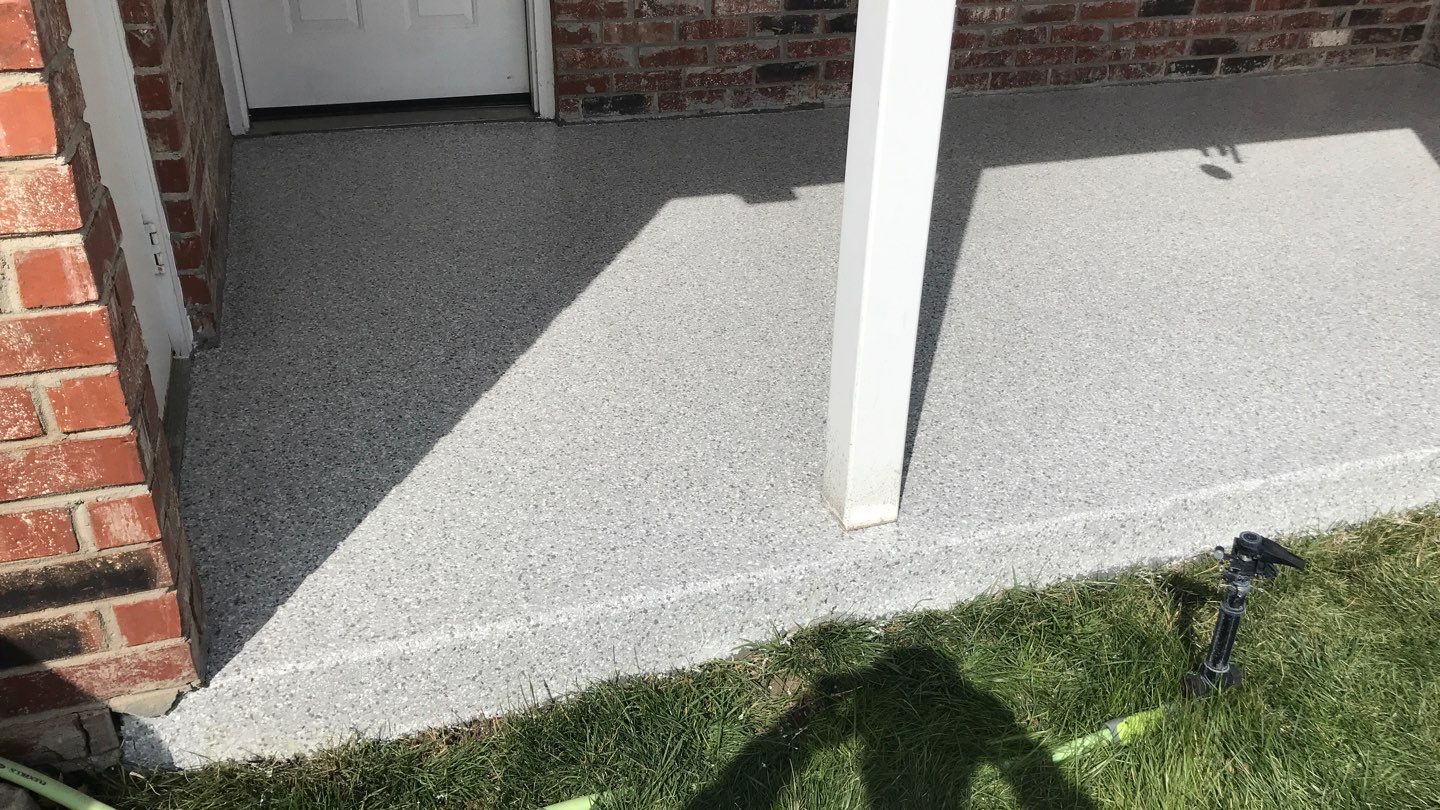 Patio using Shoreline by Select Painting, Coatings & Garage Cabinets