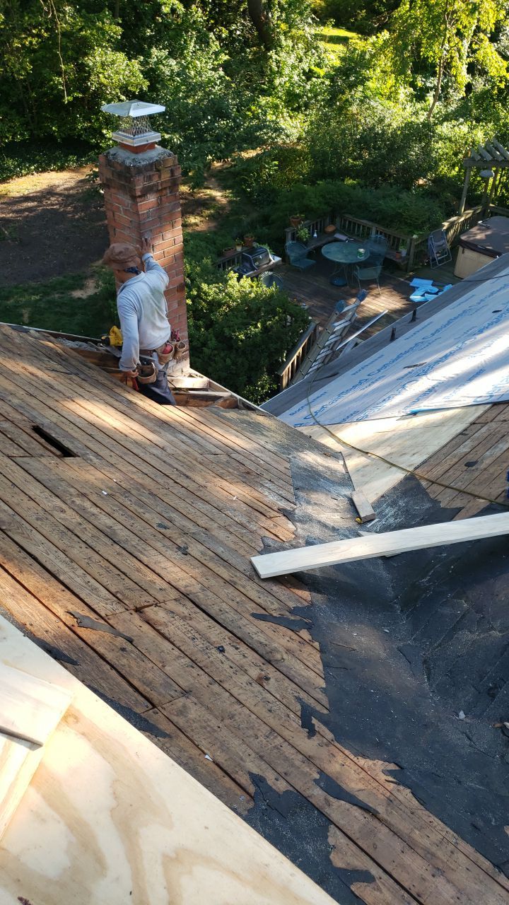 Alexandria Roof Project - CertainTeed Landmark Pro Max Def Charcoal Black Shingles by RM Banning, Inc.