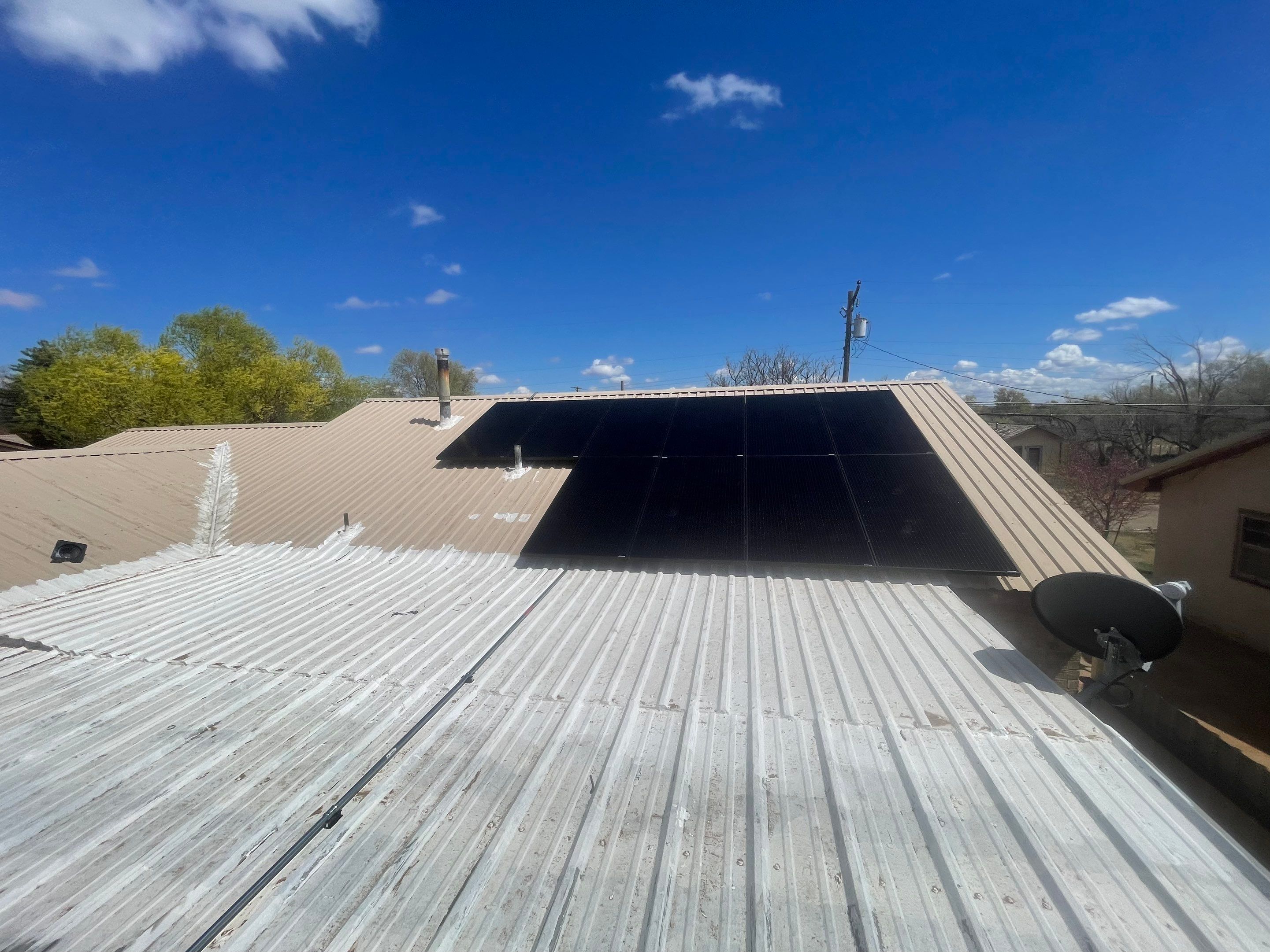 Project in Littlefield by Trojan Solar