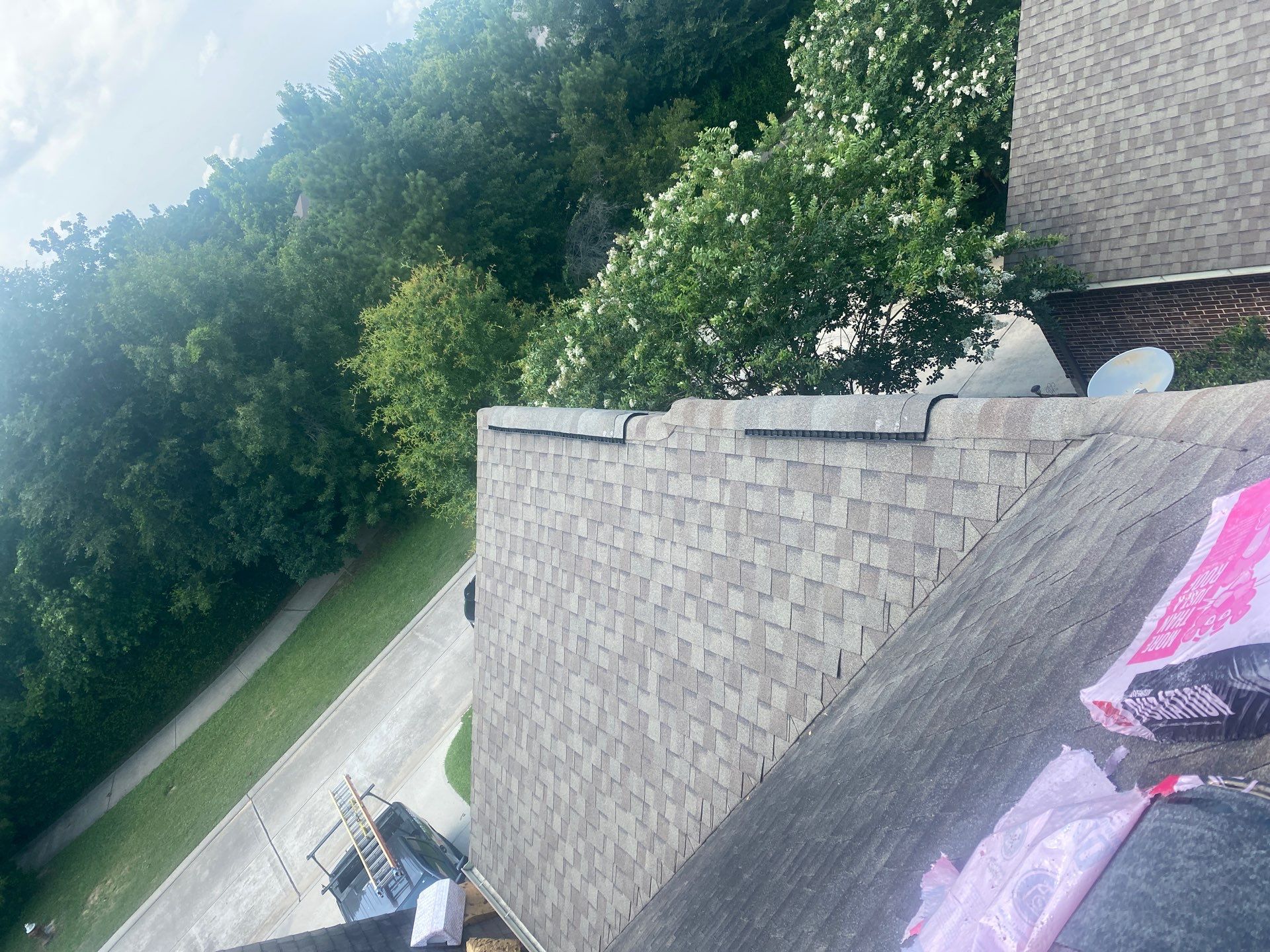 Hail Damage using Owen's Corning Duration (Lifetime) Shingles by Roof Repair Company