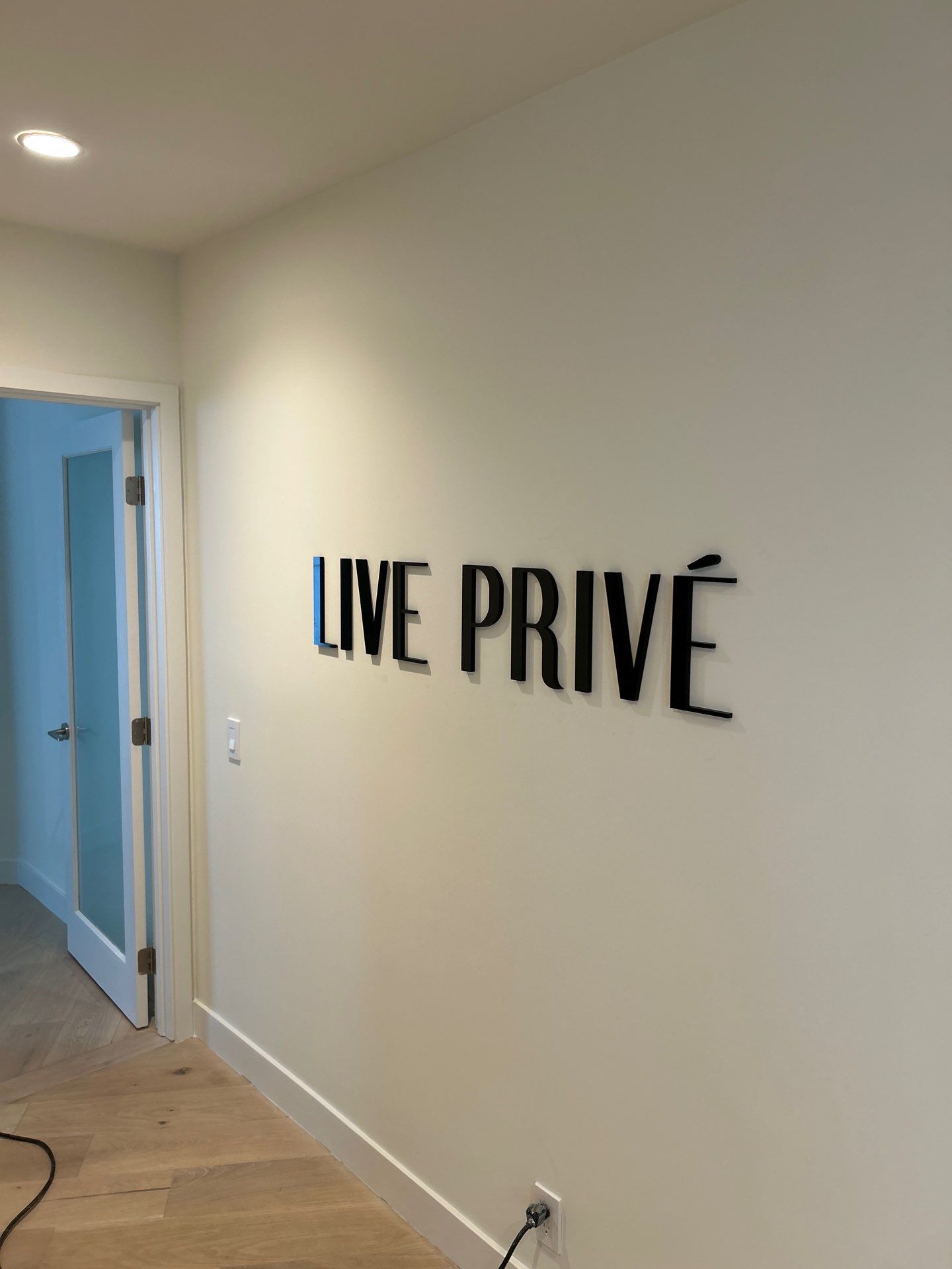 Project in Malibu by Golden State Signs