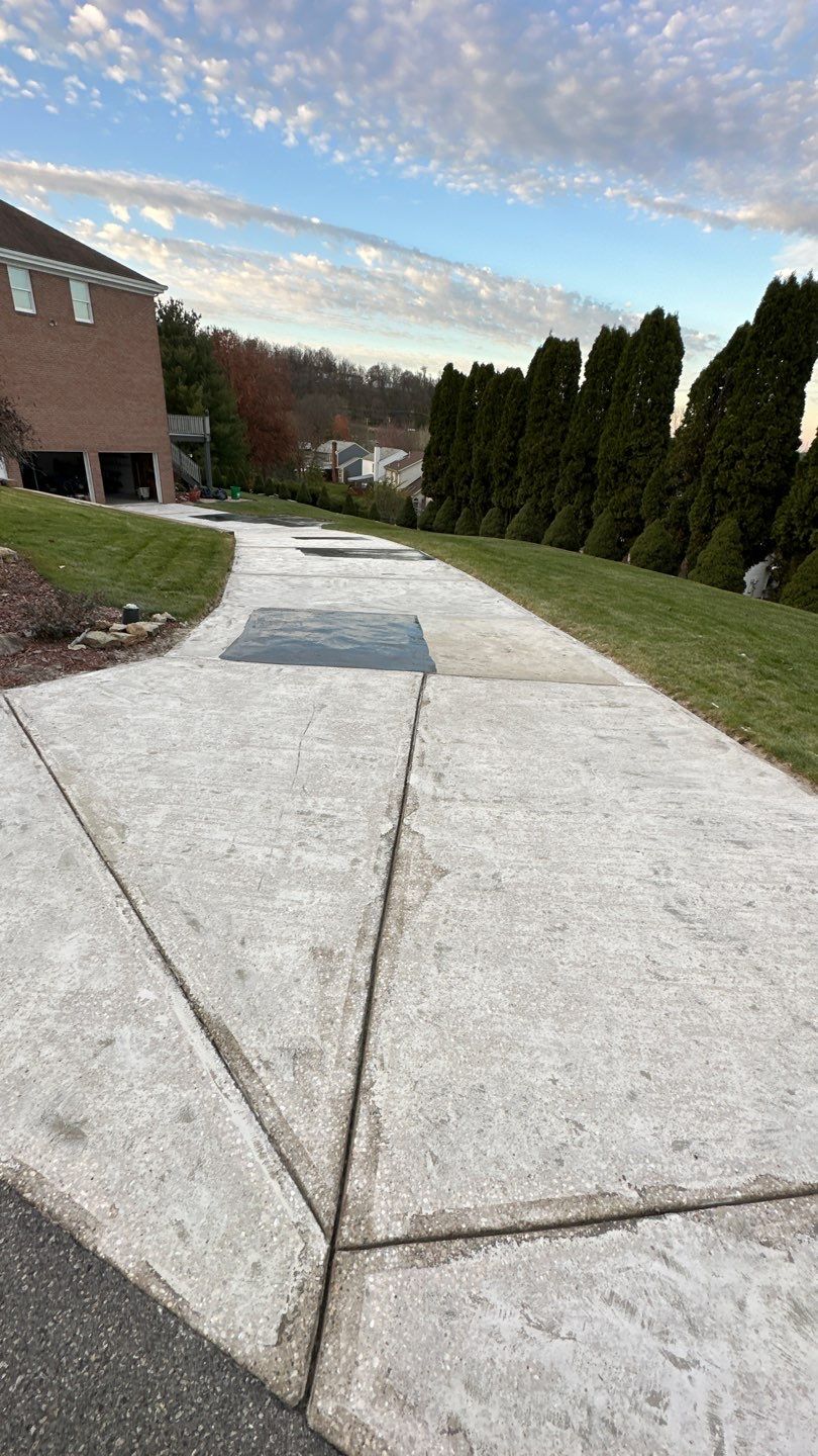 Twilight Driveway Project in Bridgeville by Floors in a Day, Inc