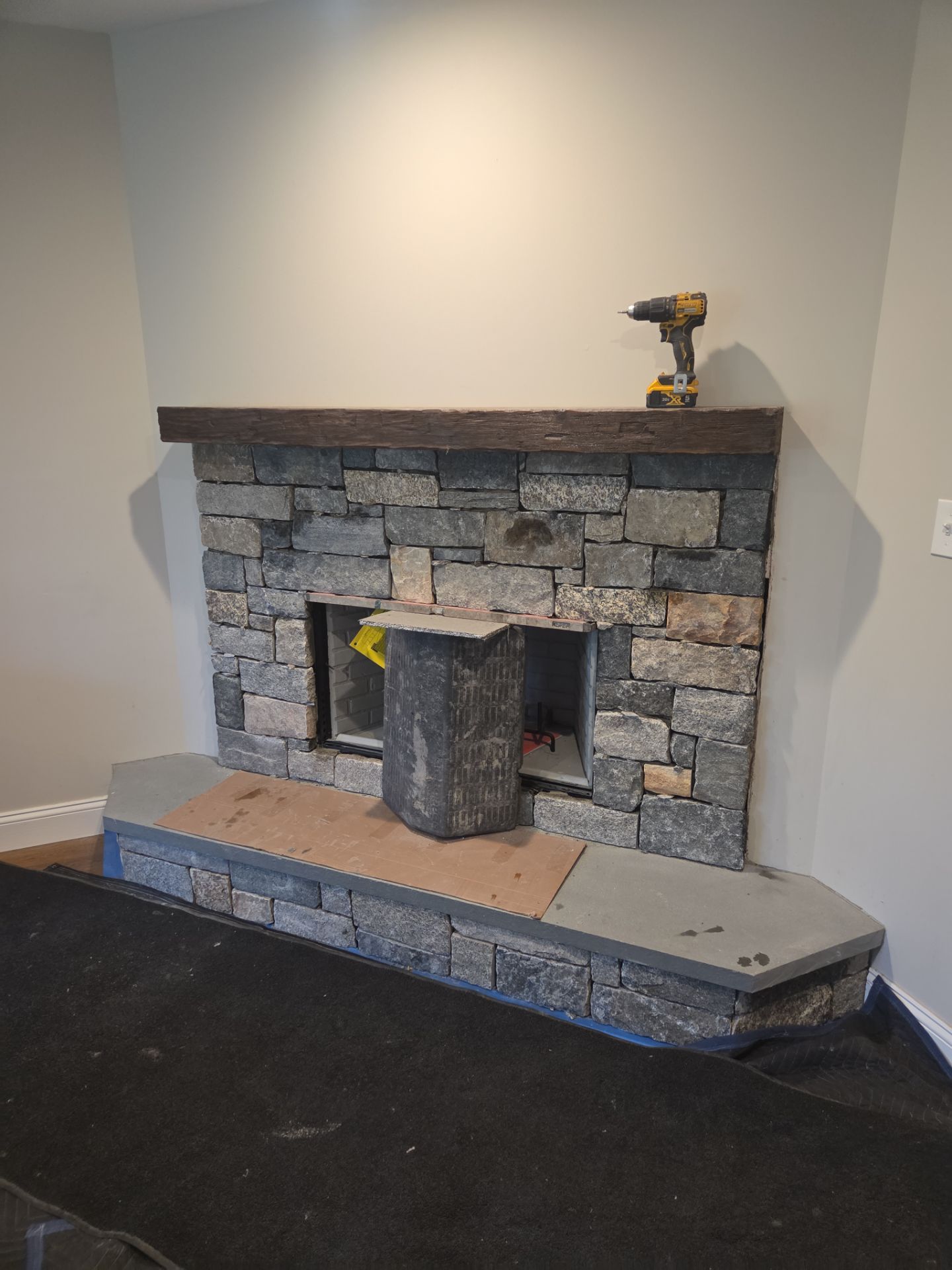 Fireplace Change out by Neighborhood Chimney Services 