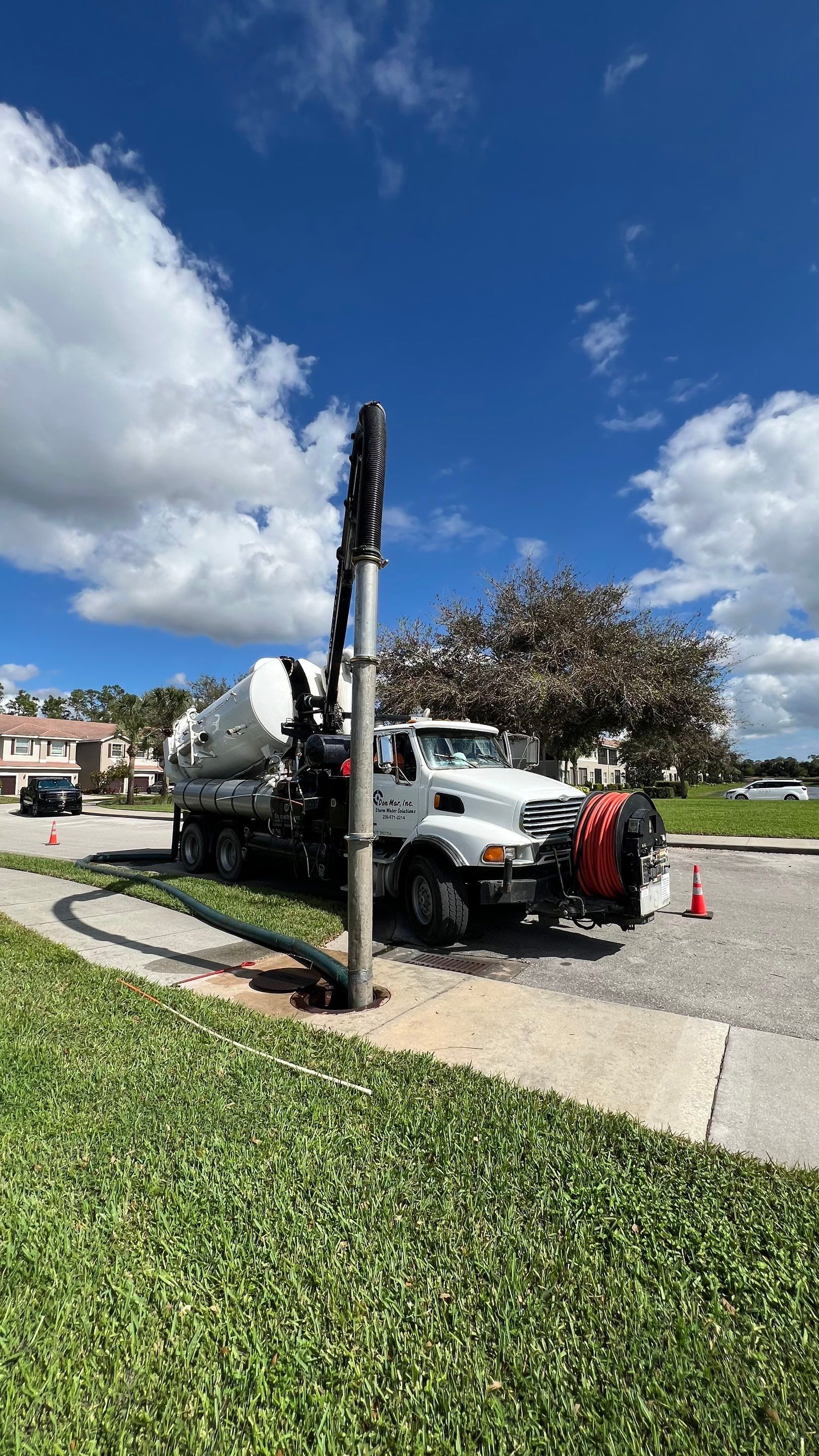 Community Stormwater System Catch Basin Cleaning by Don Mar, Inc. Storm Water Solutions
