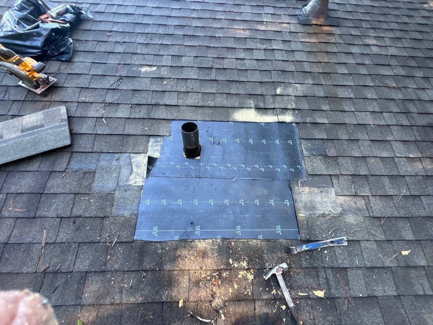 Roof repair and ceiling repair by Deerfield Roofing LLC