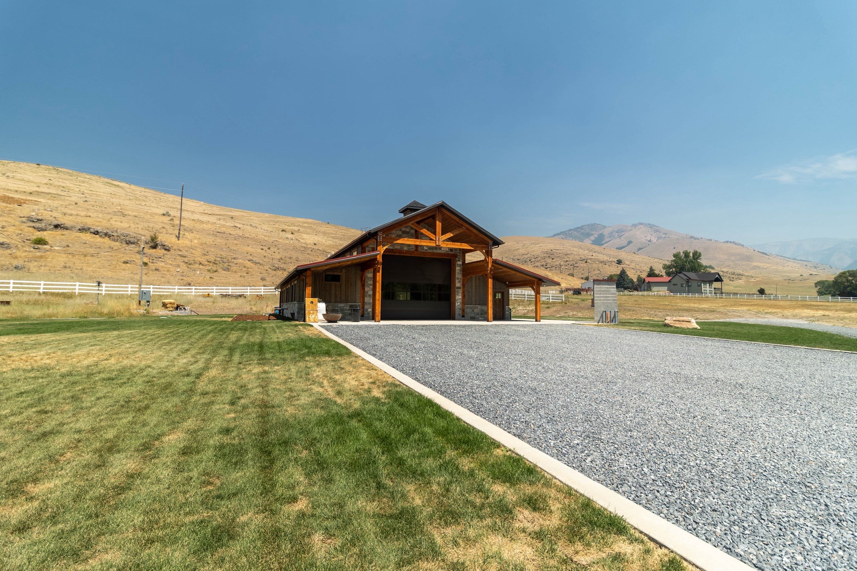 Wood Barn - Exterior by Garner Construction