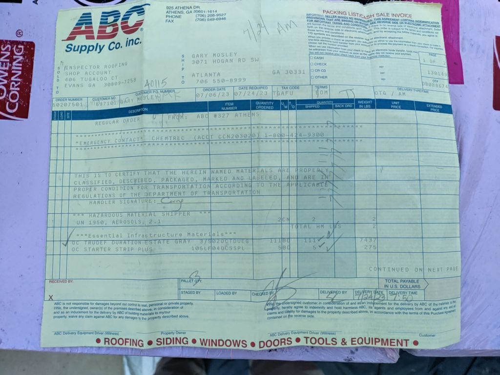 Residential Roofing Installation using Owens Corning by Inspector Roofing and Restoration