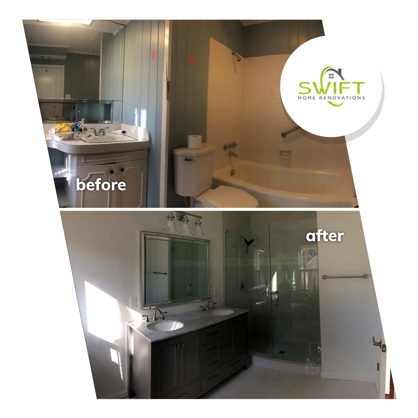 Full Interior Renovation and Open Concept Remodel in Avondale Estates by Swift Home Renovations