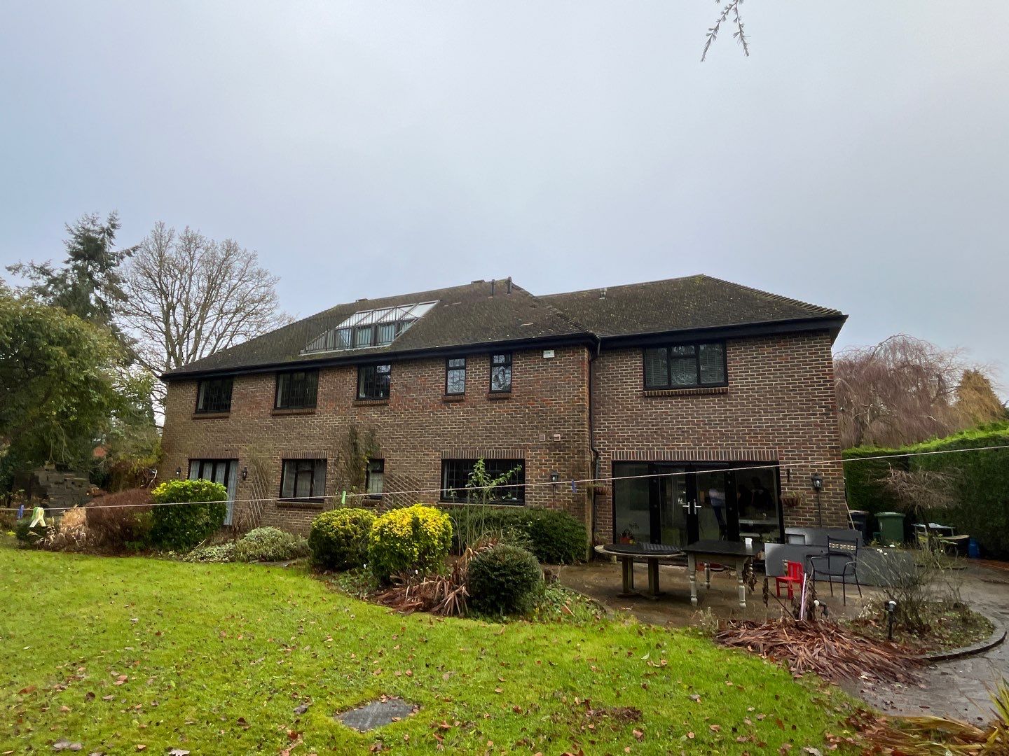 Roof Clean and Biocide Treatment using Honda 15lpm Low Pressure Washing Machine by Ges Exterior Cleaning ltd