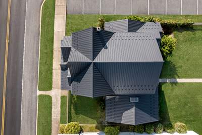 Textured Black Meal Roof