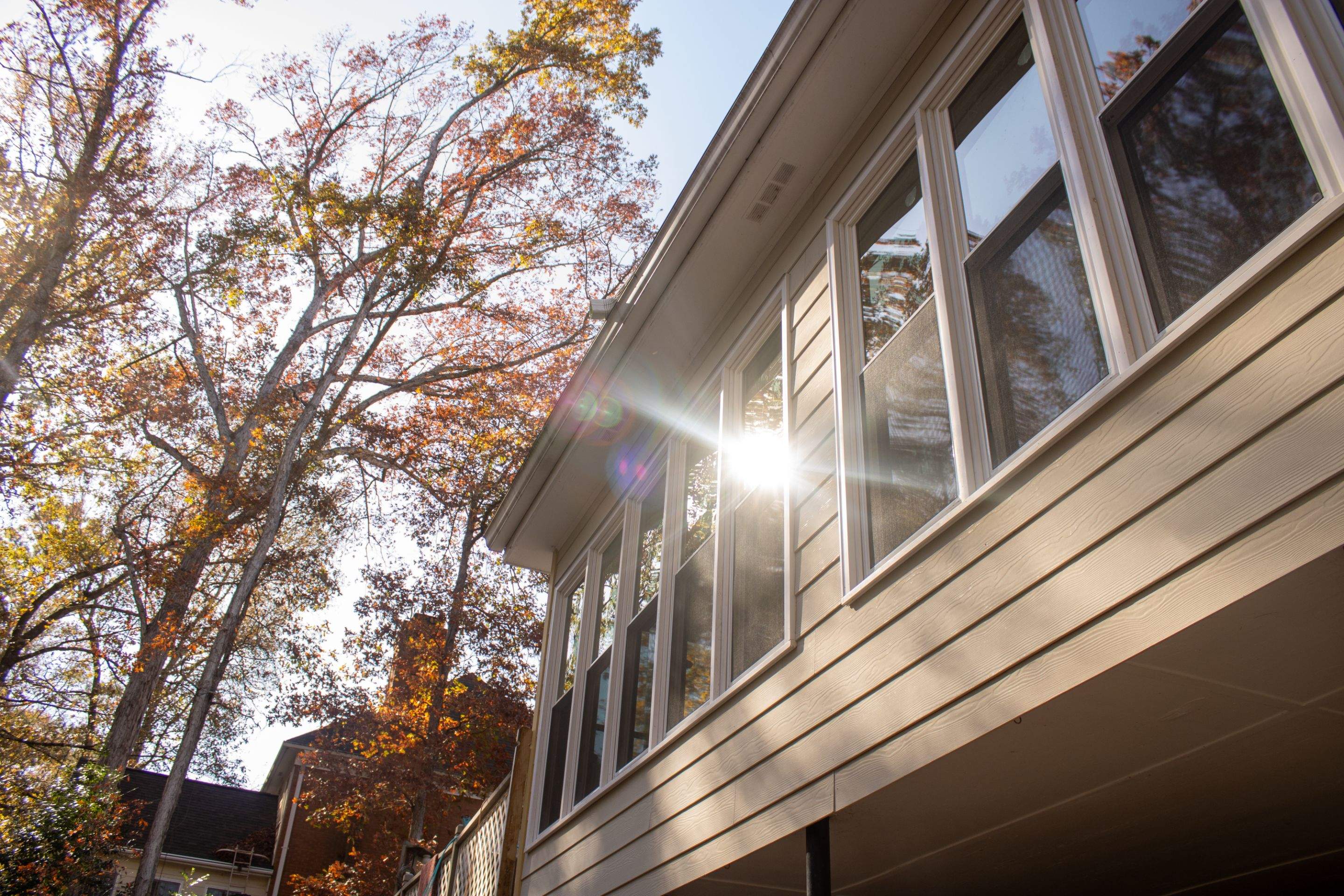 53 Window Replacements with Master 2800 Series Vinyl Replacement Windows and James Hardie Siding Installation by Nelson Exteriors 