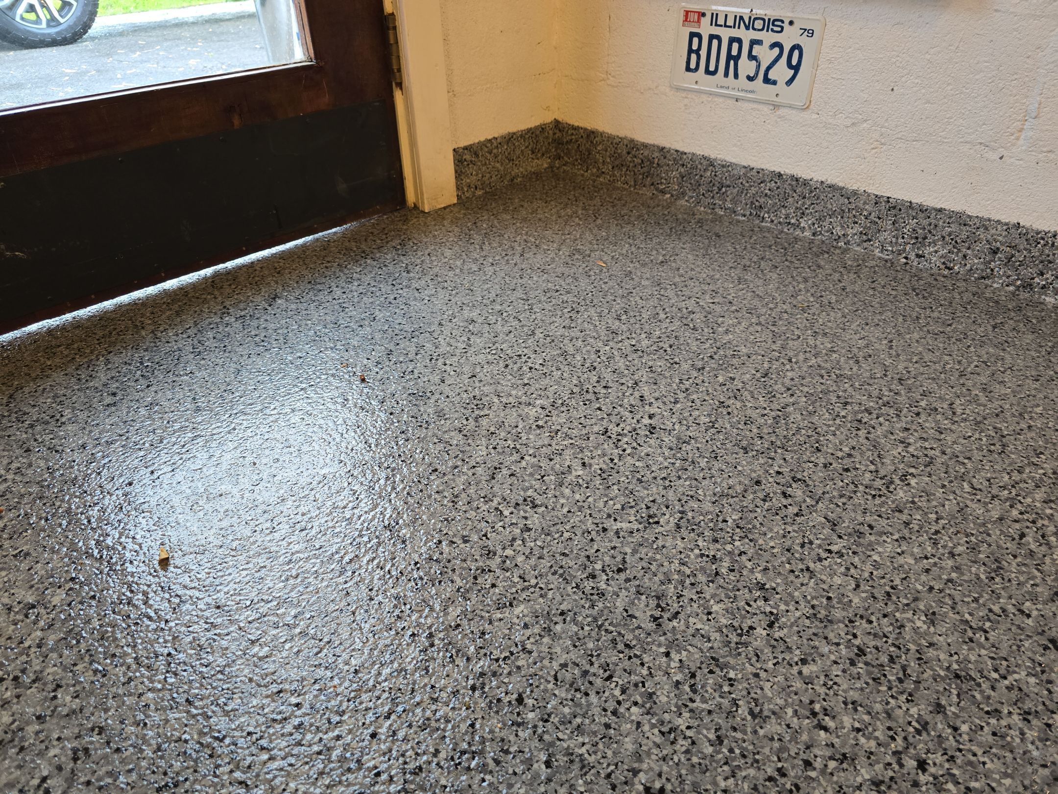 Check it out! Steelwheel Corner gets a new floor! by Elite Floor Solutions