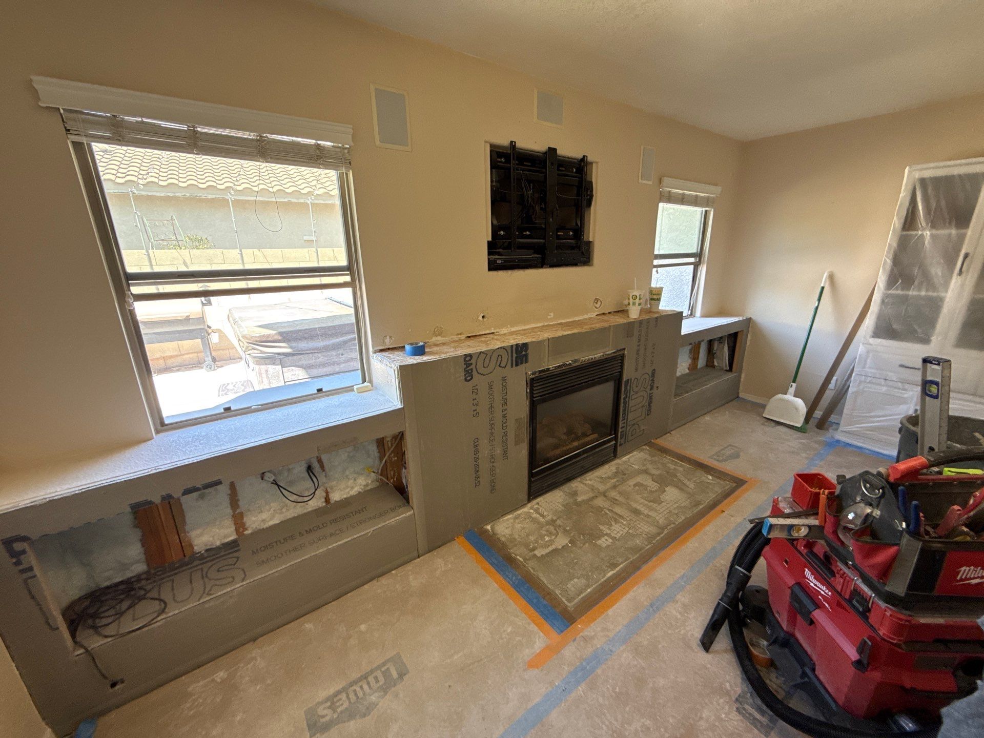 Meadview Fireplace Remodel by Workman Company LLC 
