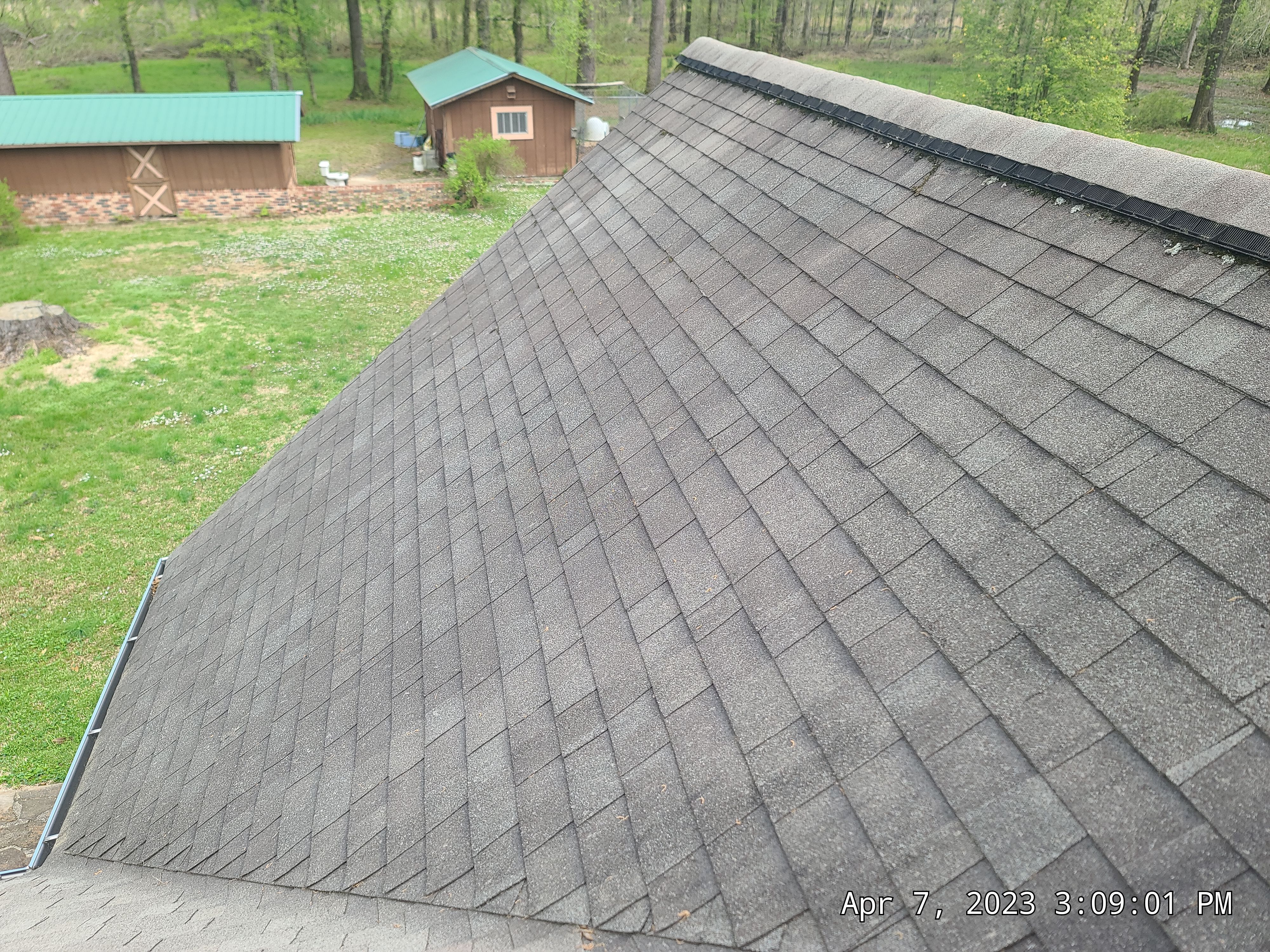 Residential Roofing Installation using 50 mil PVC by Hostetler Roofing