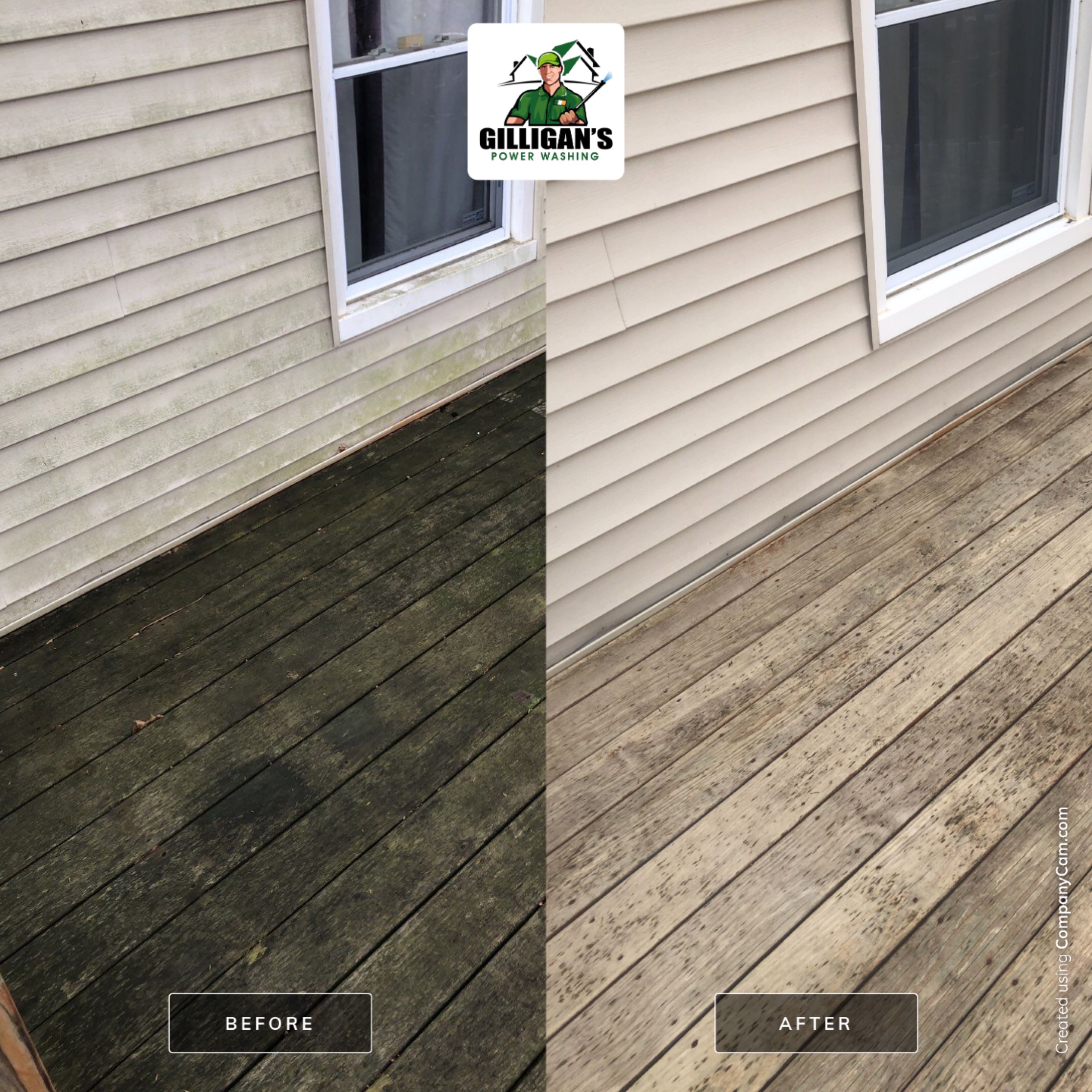 Exterior Cleaning using Softwashing by Gilligan’s Power washing