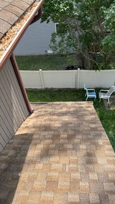 Turtle Shell gutter protection installation in Naperville, IL 60563, photograph 24