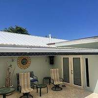 24ga 1.5" Mechanical Seam Solar White by Total Roofing System The Metal Roof Experts