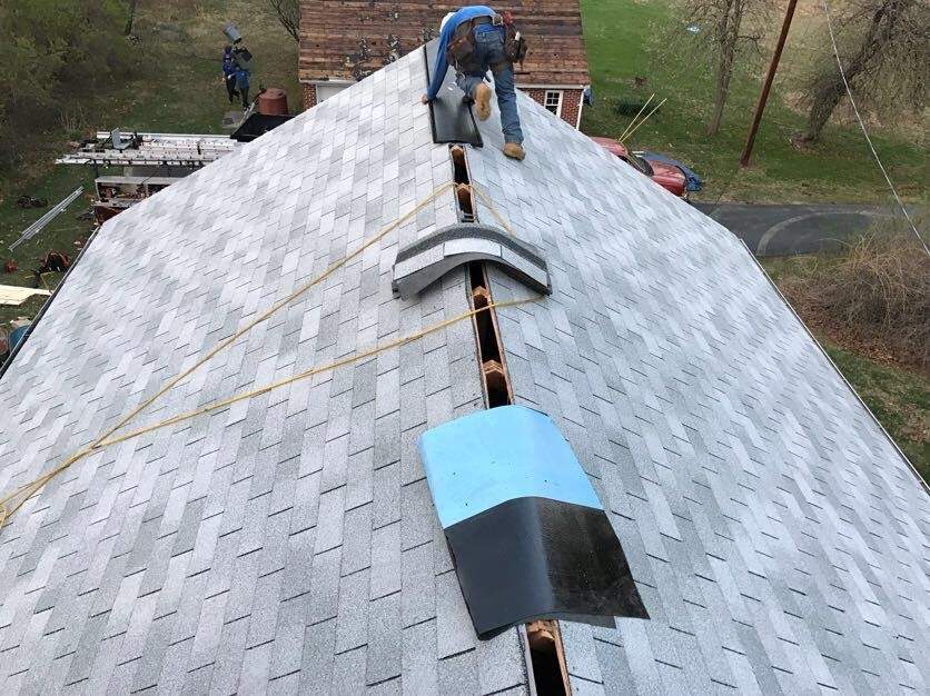 Residential Roofing Installation  3 Tap Shingles by Alpha Design Services