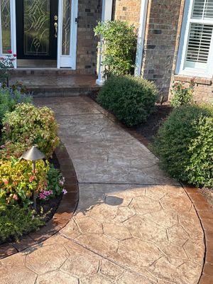 Paver Driveway using Concrete Sealant