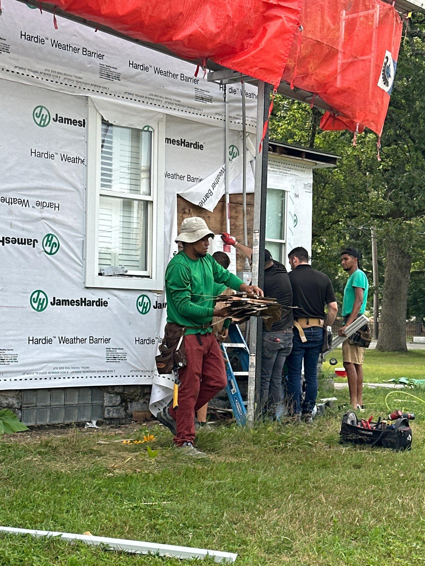 James Hardie Lap Siding Installation in Chelmsford, MA by Mighty Dog Roofing of Greater Middlesex County