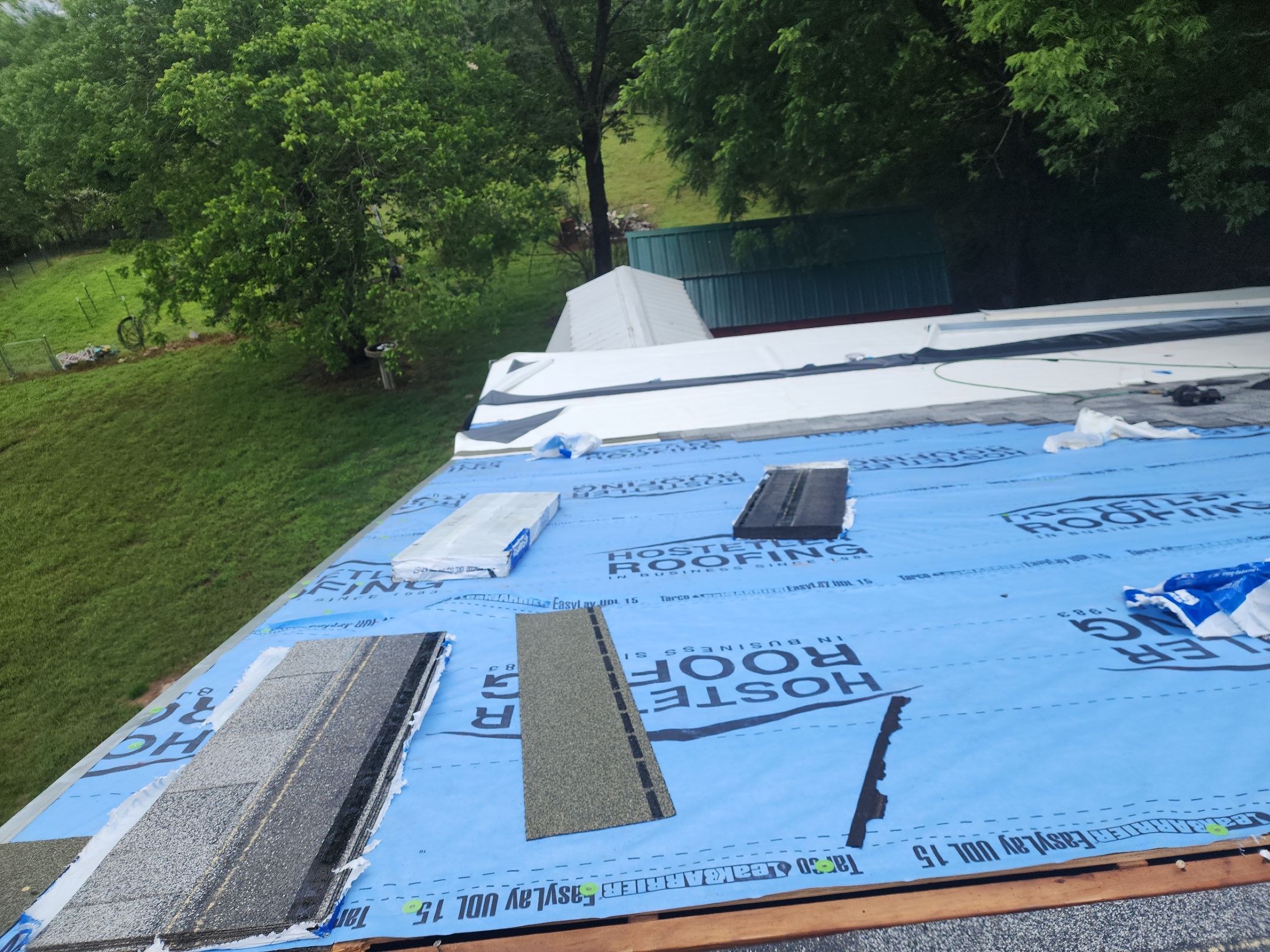 Residential Shingle Reroof using Malarkey Vista by Hostetler Roofing