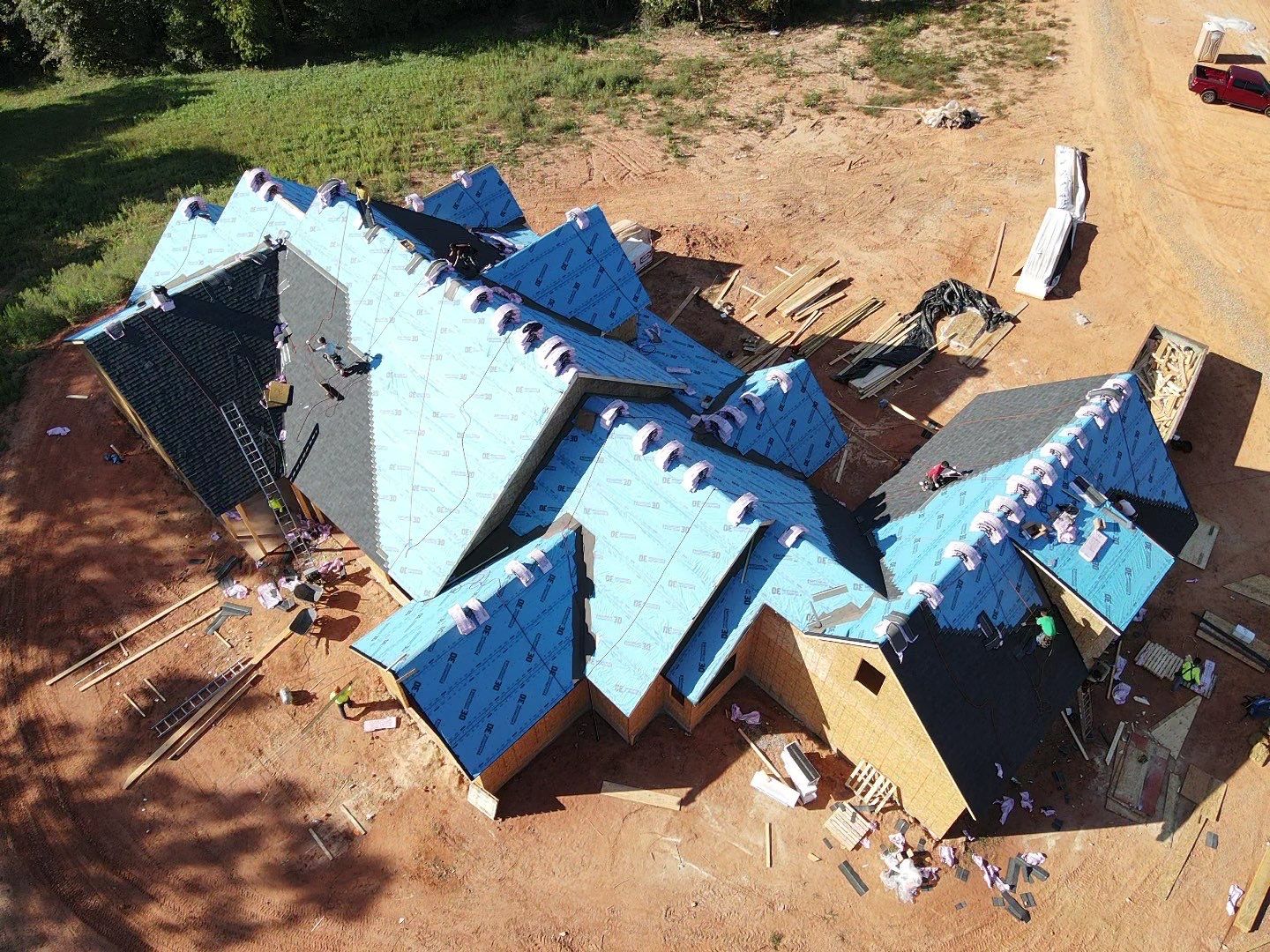 New Construction Residential Roofing Installation using Owens Corning by Inspector Roofing and Restoration