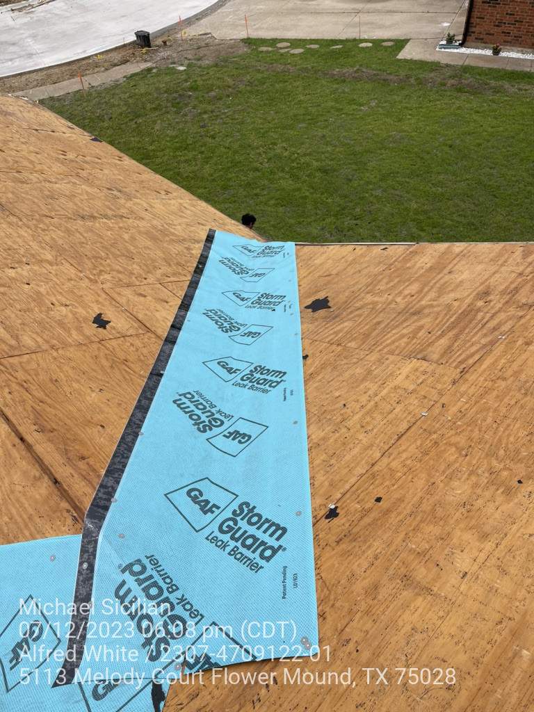 Project in Flower Mound  by Zeus Exteriors