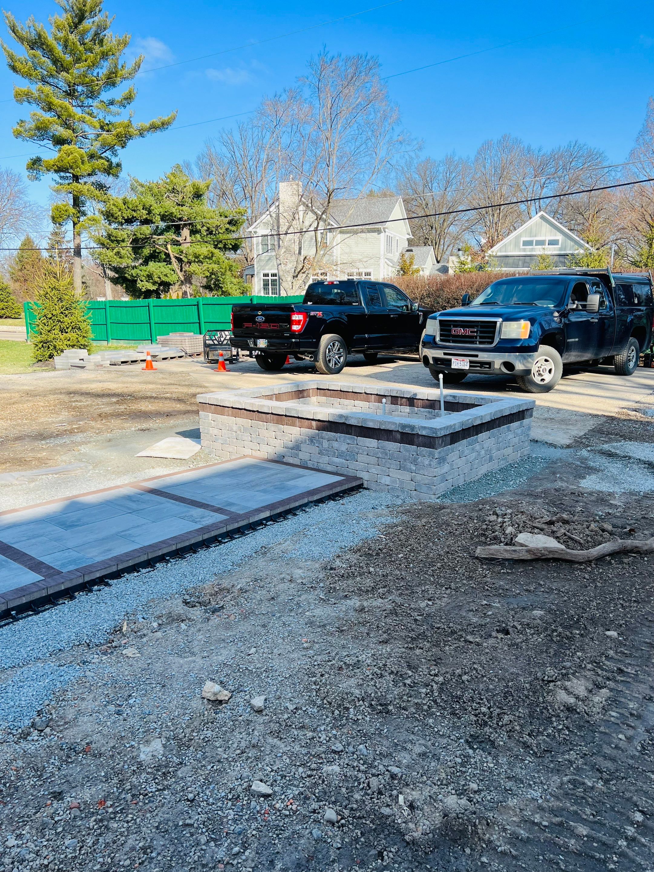 Hardscape Design & Install using Unilock Products by Reisenberg’s Lawn & Landscape, LLC