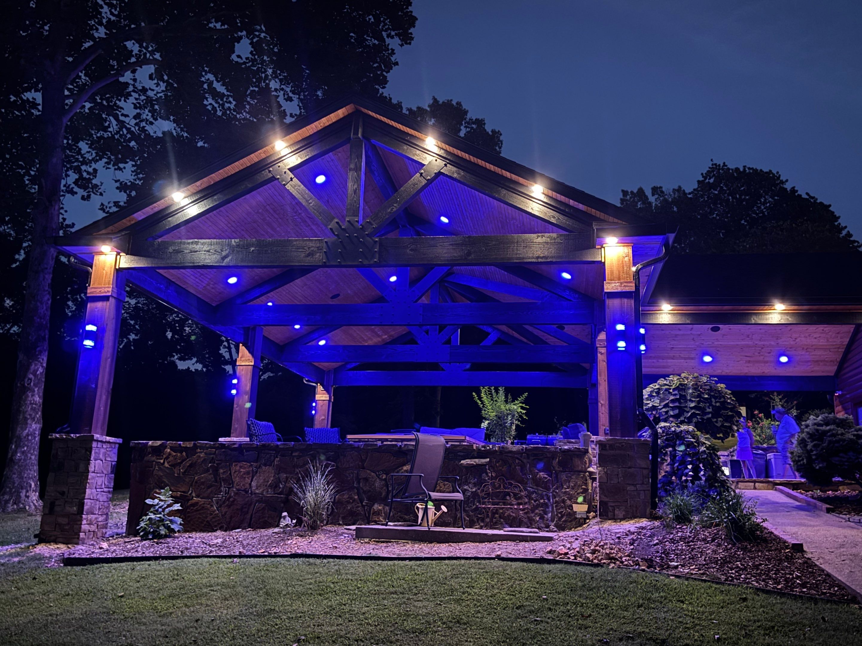 Custom Outdoor Patio by Argent Electric LLC