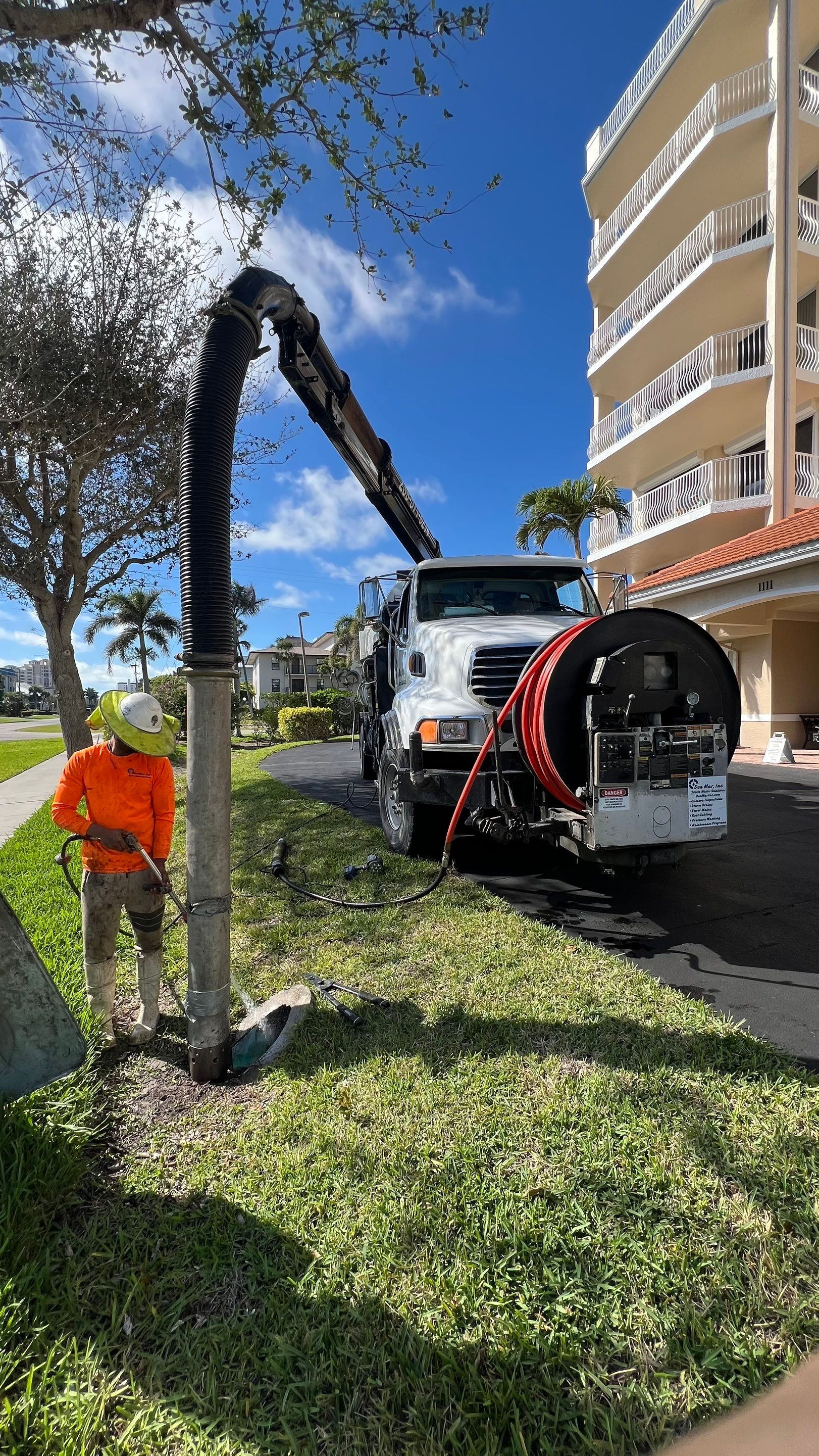 Condo Complex Stormwater System Maintenance by Don Mar, Inc. Storm Water Solutions