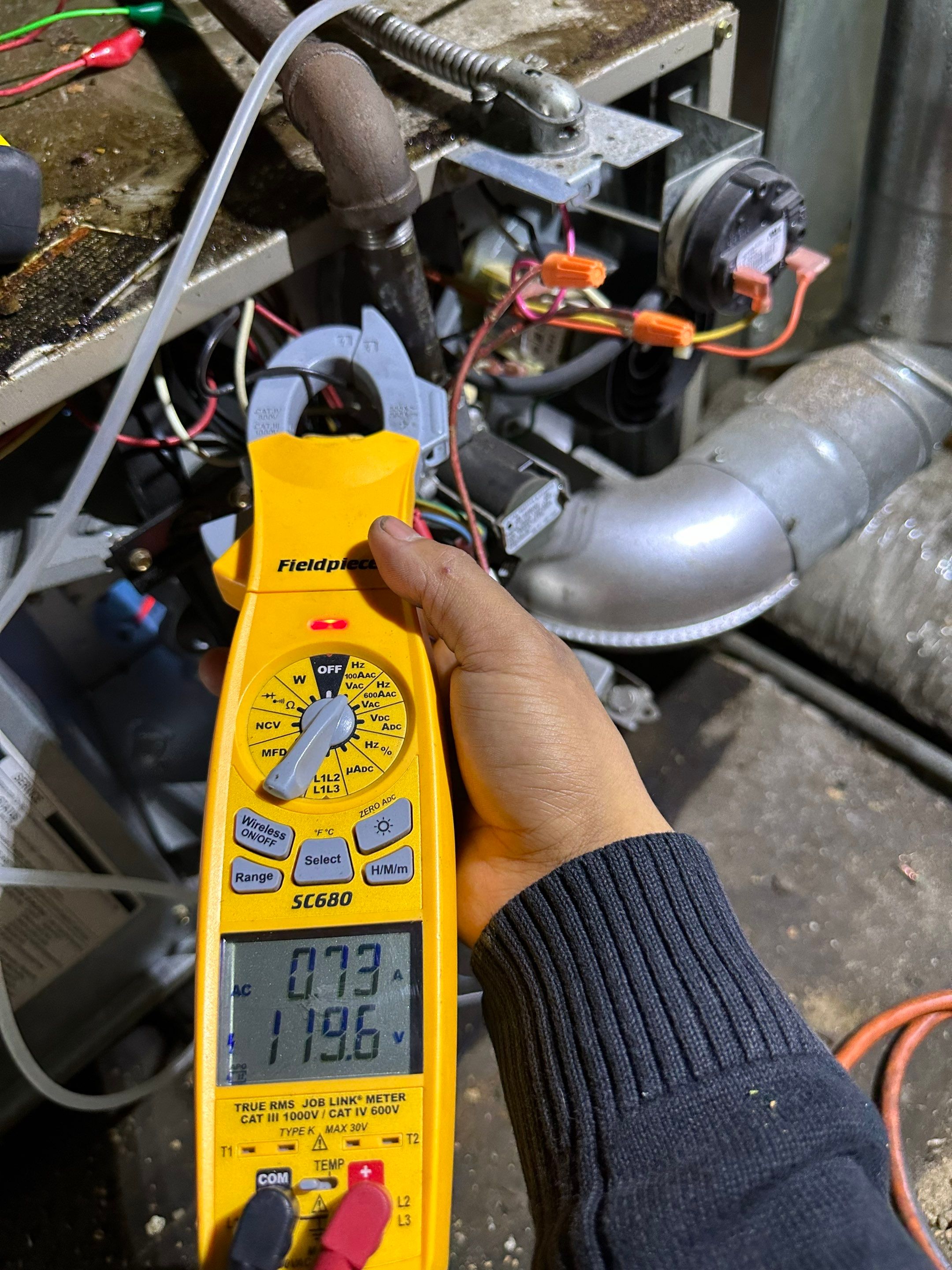 Hybrid Heat Pump System Attic Installation by MMDS