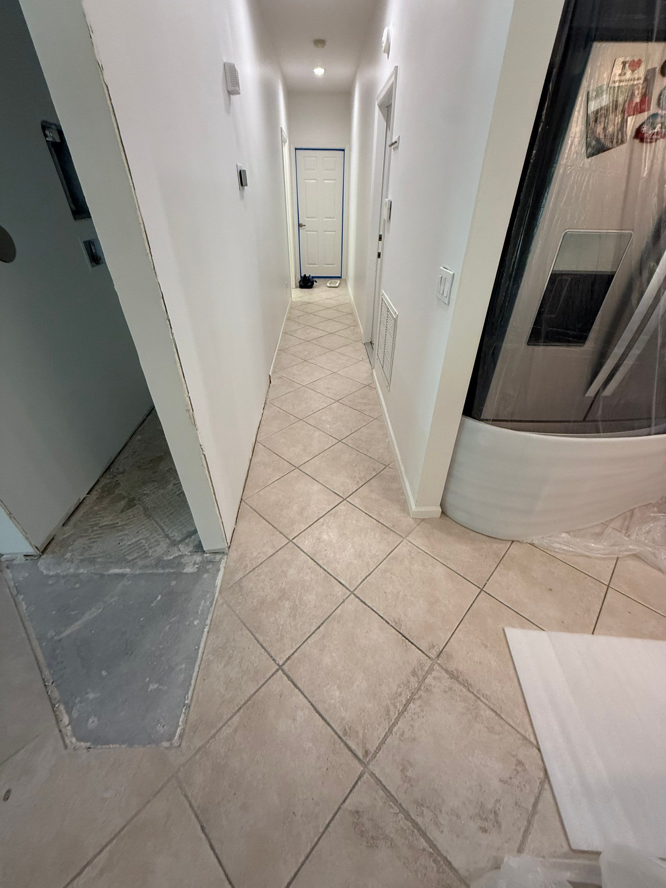 Master Bathroom, Main Floors & Powder Room - Delray Beach by Hevi Tile