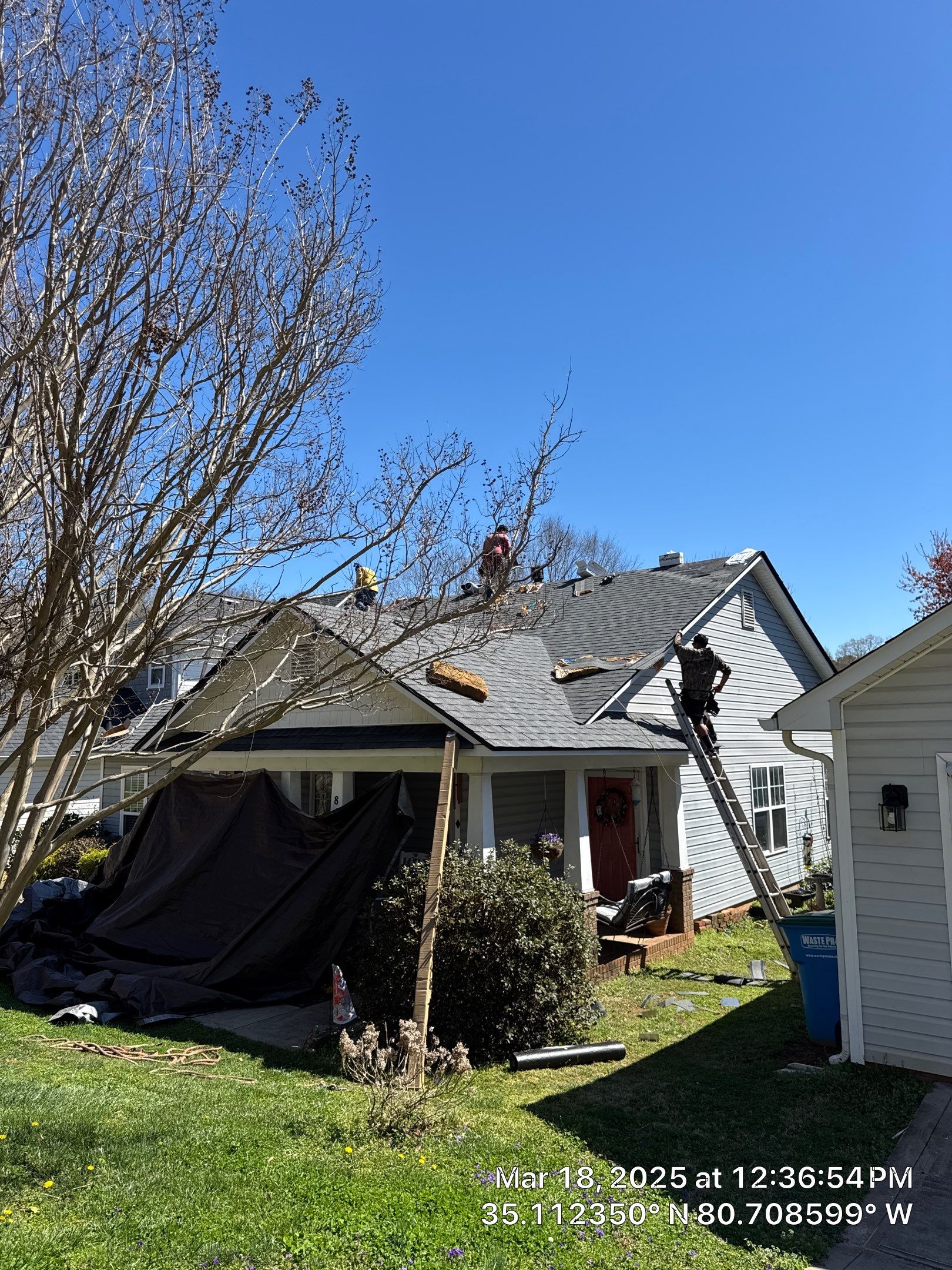 Roof replacement by hail damage by Just Brilliant Restoration JBR