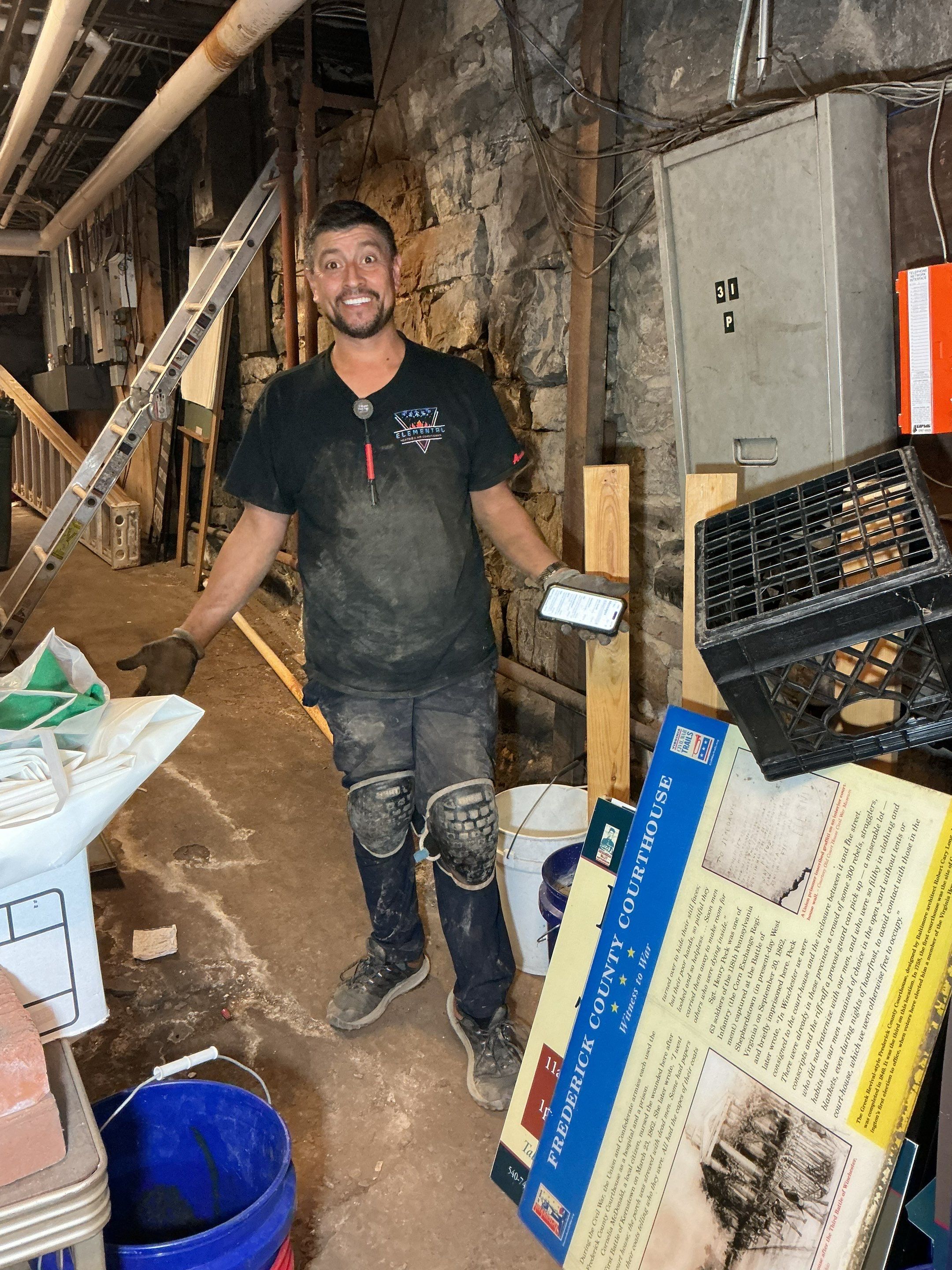 Civil War Museum HVAC installation by Elemental Heating and air conditioning LLC
