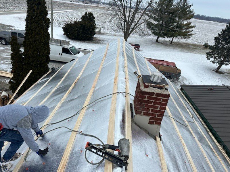 Standing Seam & Exposed Fastener Metal Roof Installation – Bluffton, IN by 4Ever Metal Roofing
