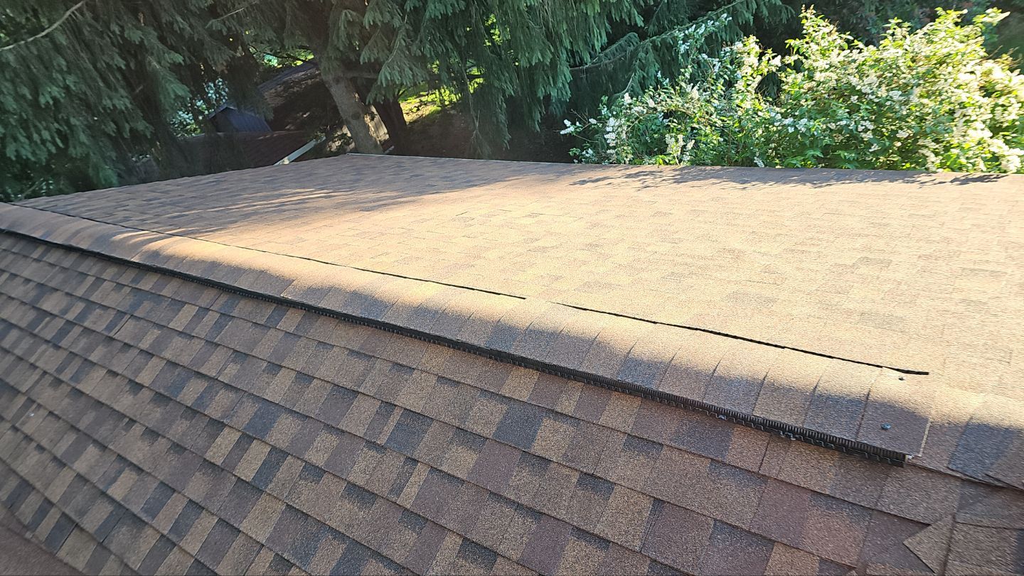 Atlas Pinnacle, Color, Burnt Hickory, Drip Edge, Color, Royal Brown by Eagle Eye Roofing
