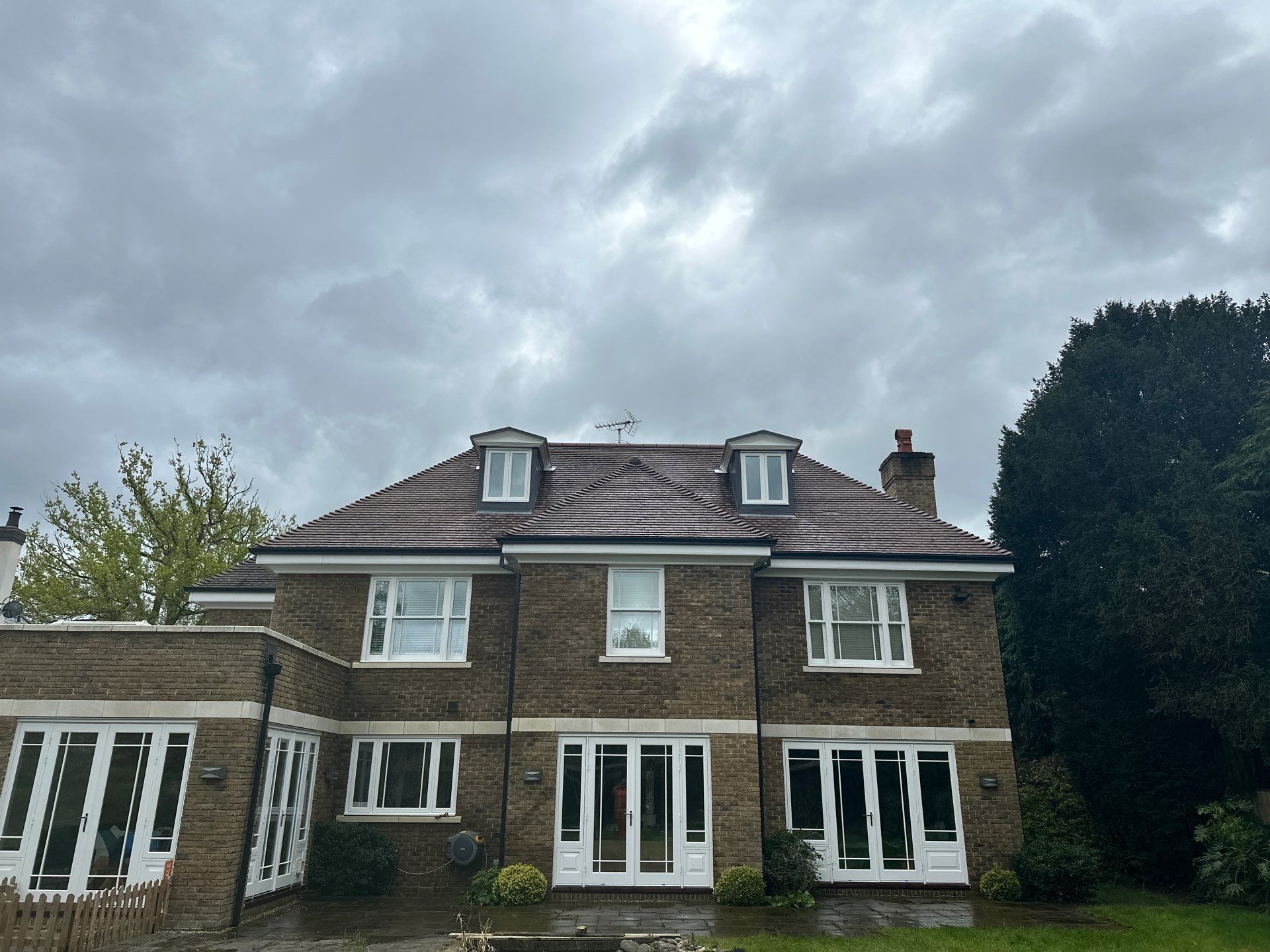 Roof Clean  - Moss Removal - Gutter Clean using Honda 15lpm Low Pressure Washing Machine by Ges Exterior Cleaning ltd