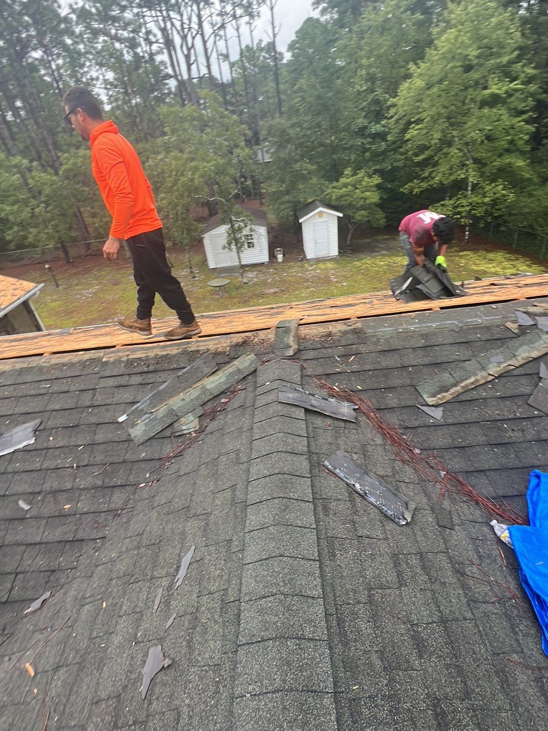 Residential Roofing Installation using  Owens Corning Trudefinition Duration Chateau Green  by RGR Construction and Roofing, LLC