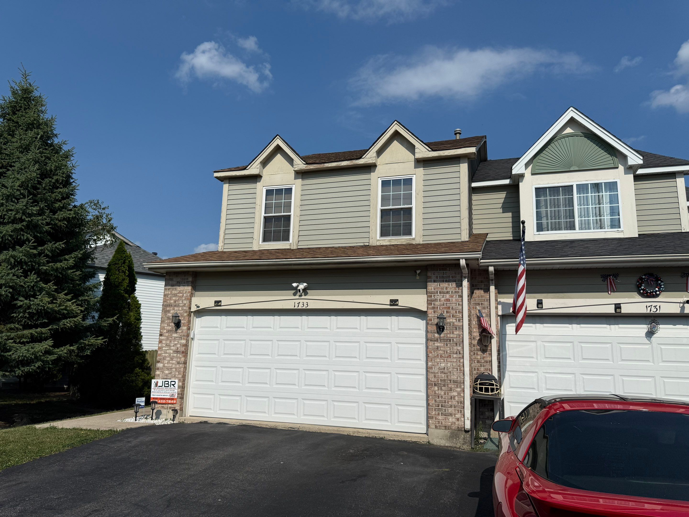 Roof and siding replacement by hail and wind damage