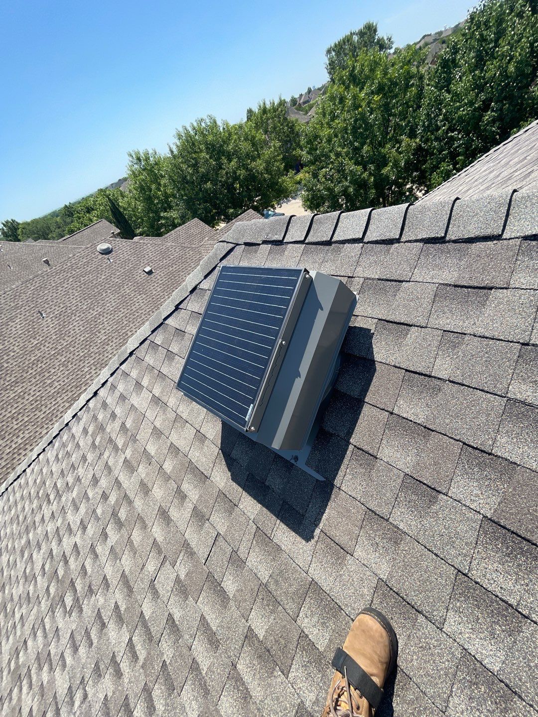 Major Hail Storm Full Roof and Gutter Replacement by First United Roofing & Construction
