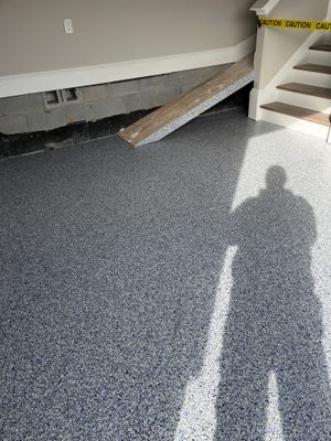 Garage Floor Coating using Steamboat